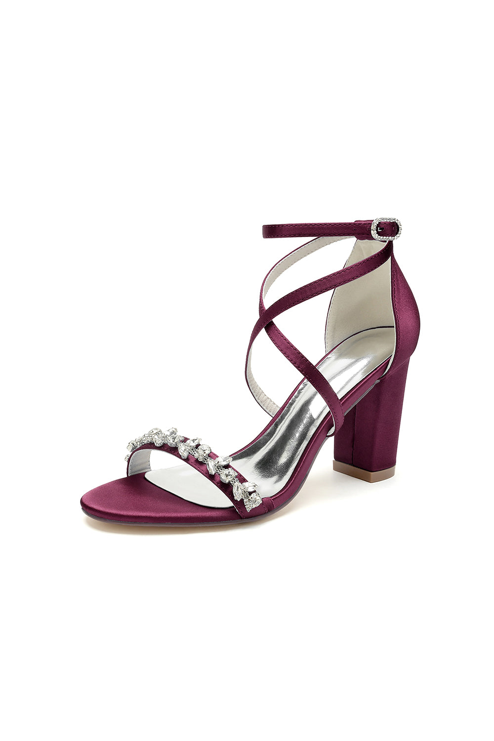 Open Toe Cross Strap High Heels Party