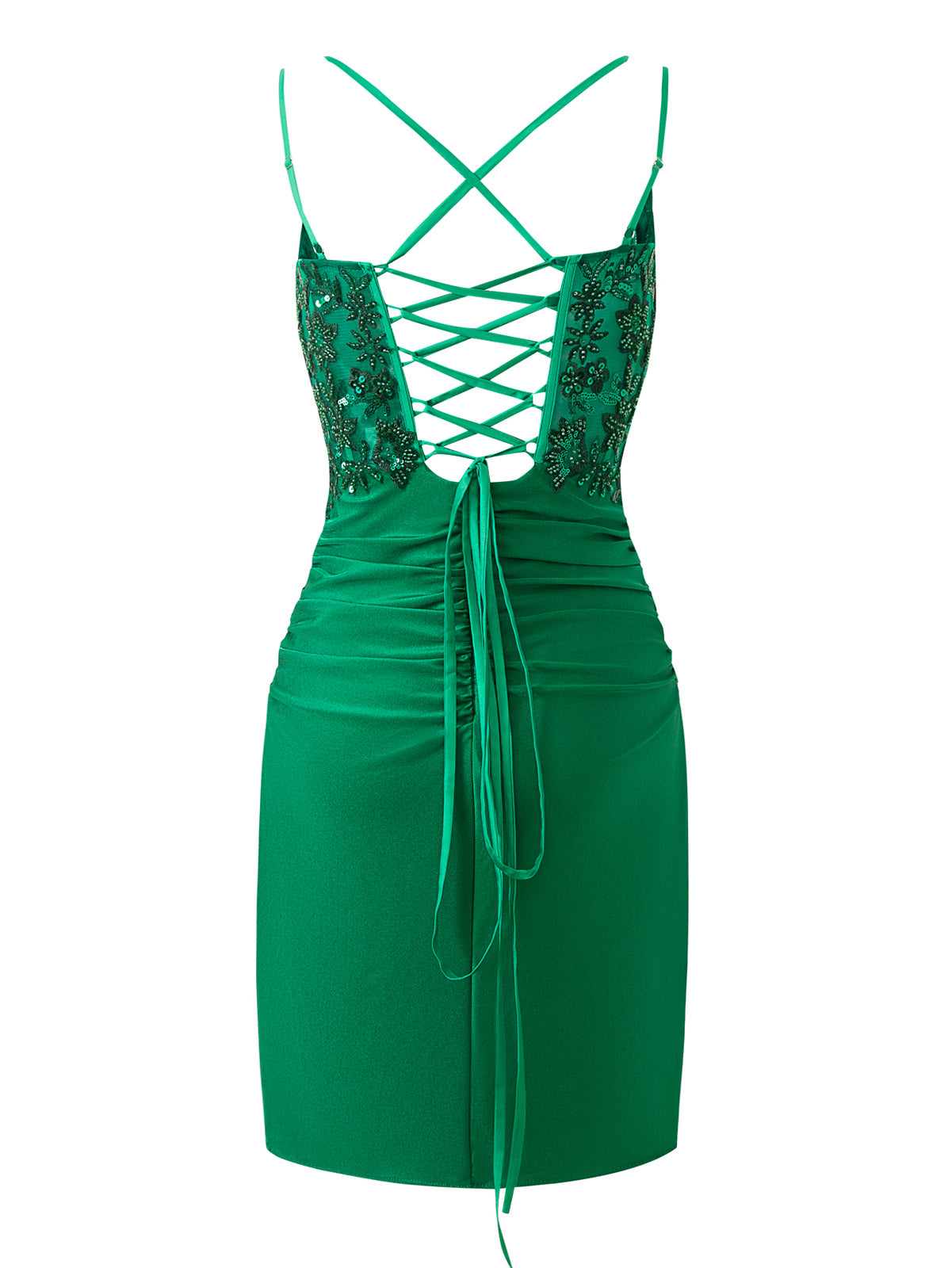 Sheath Short Spaghetti Strap Jersey Homecoming Dress
