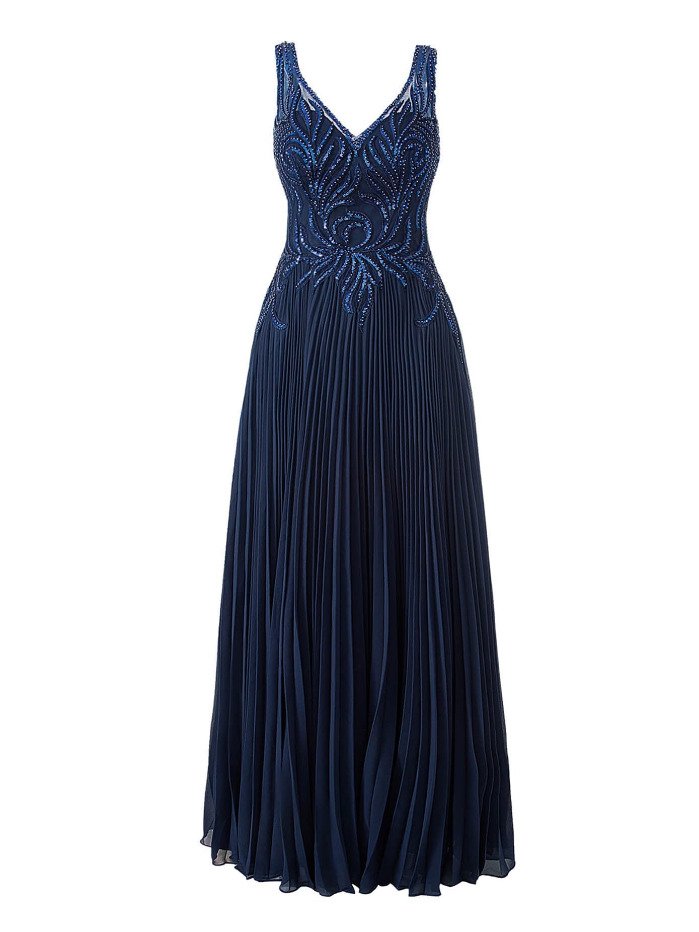 A-line V-neck Chiffon Prom Dress