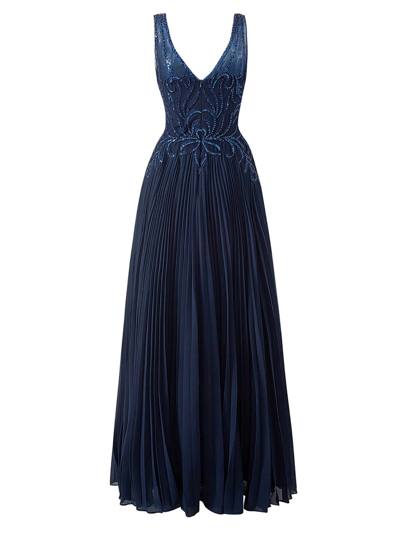 A-line V-neck Chiffon Prom Dress