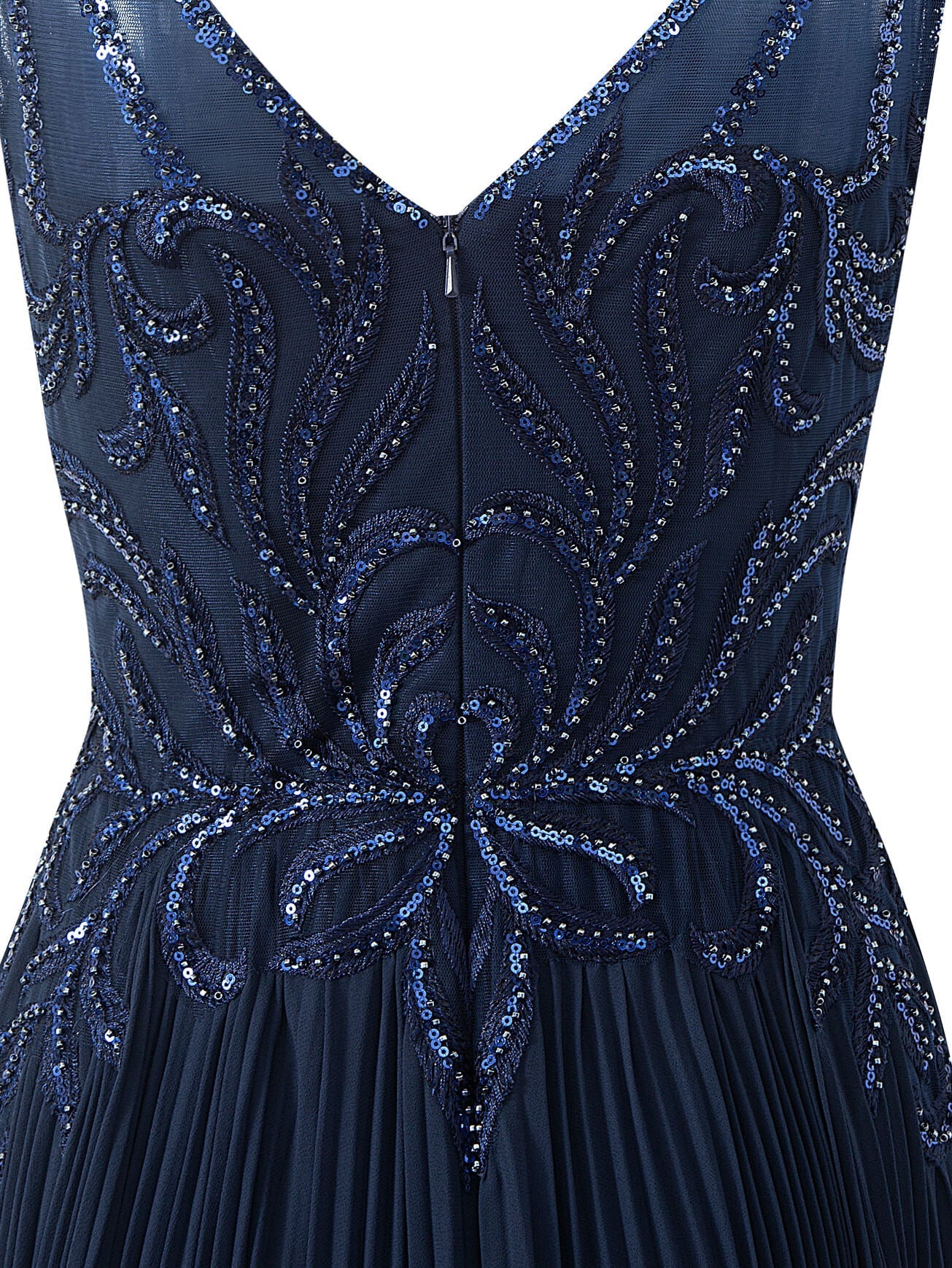 A-line V-neck Chiffon Prom Dress