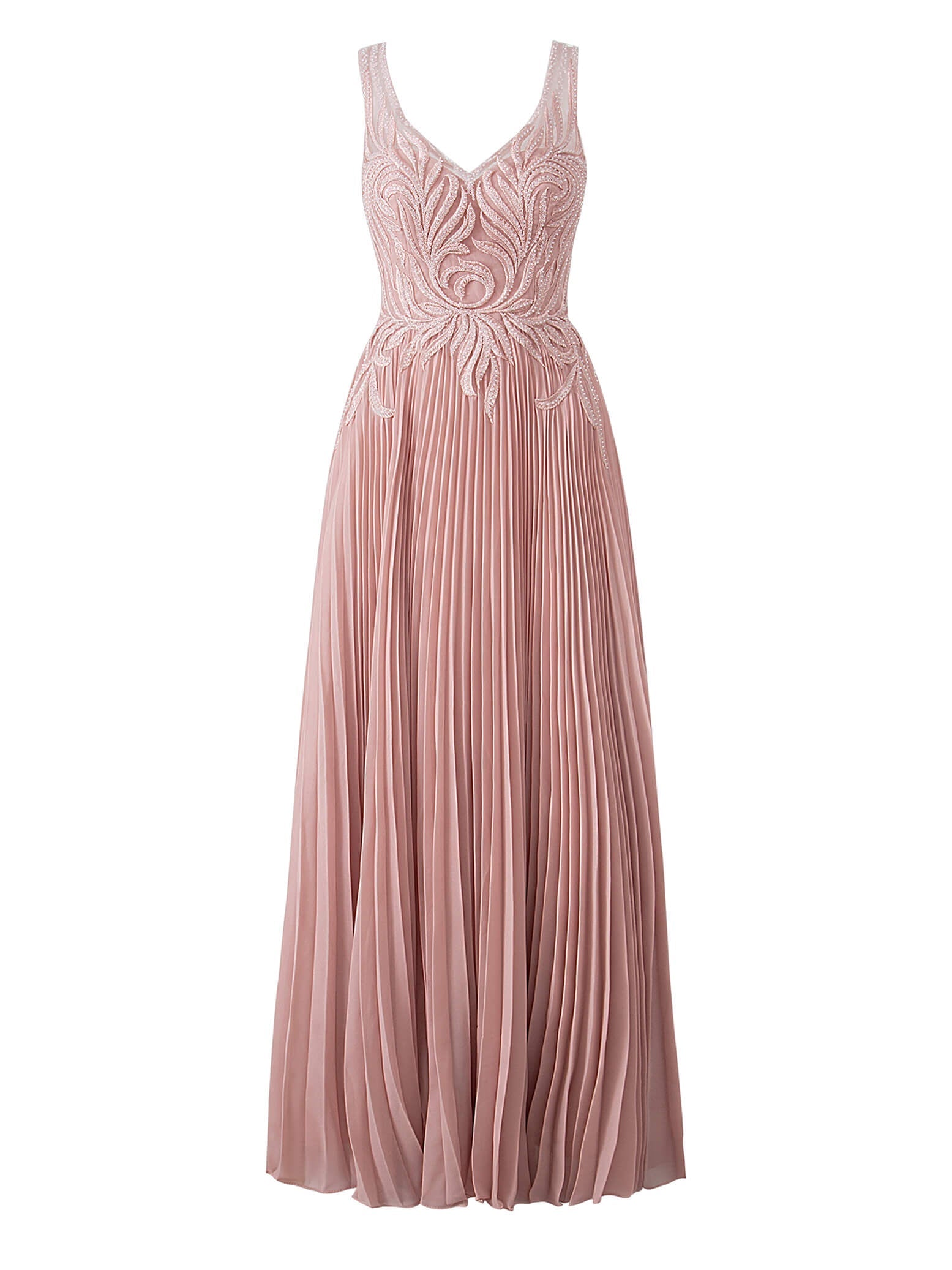 A-line V-neck Chiffon Prom Dress