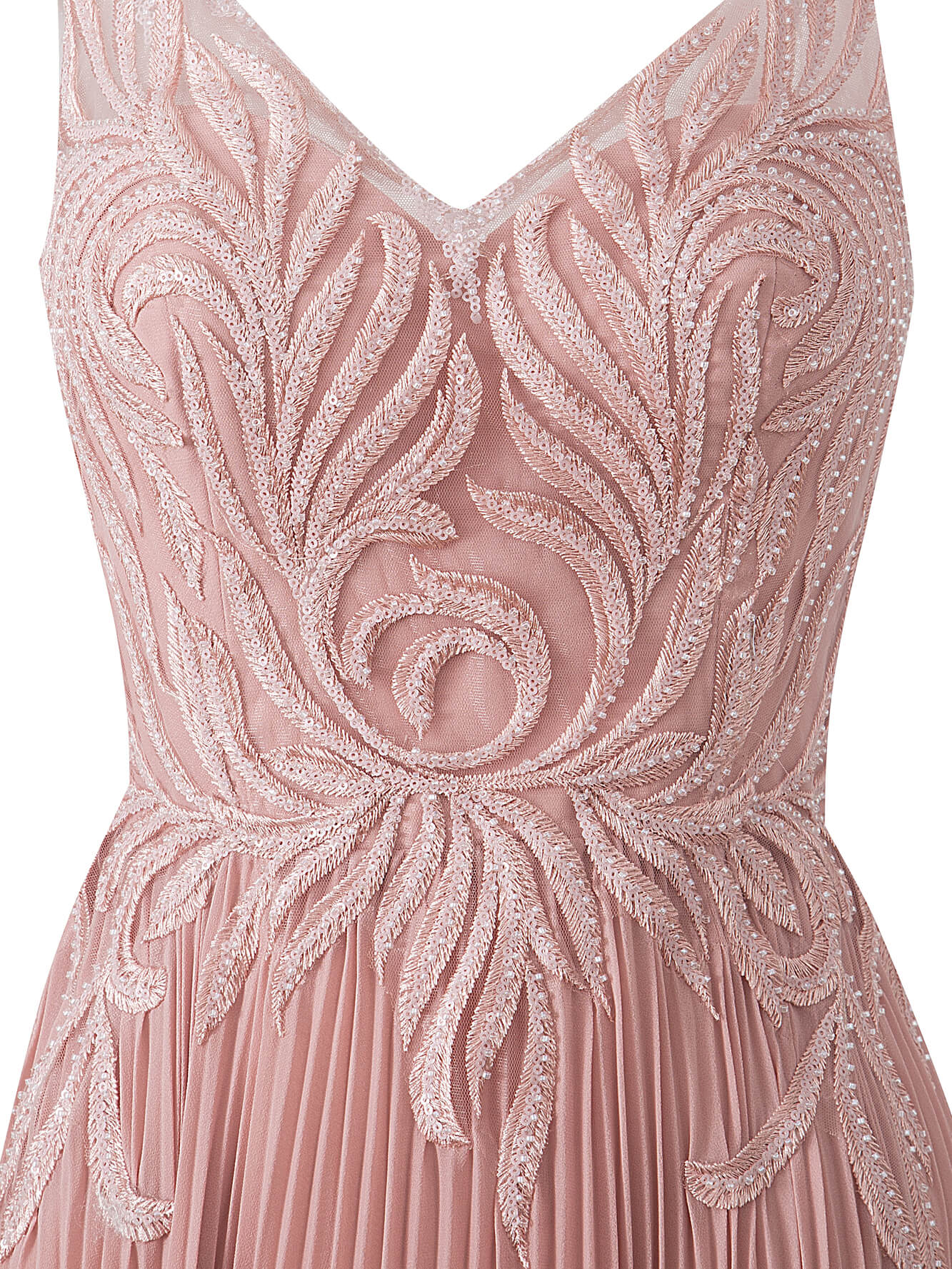 A-line V-neck Chiffon Prom Dress