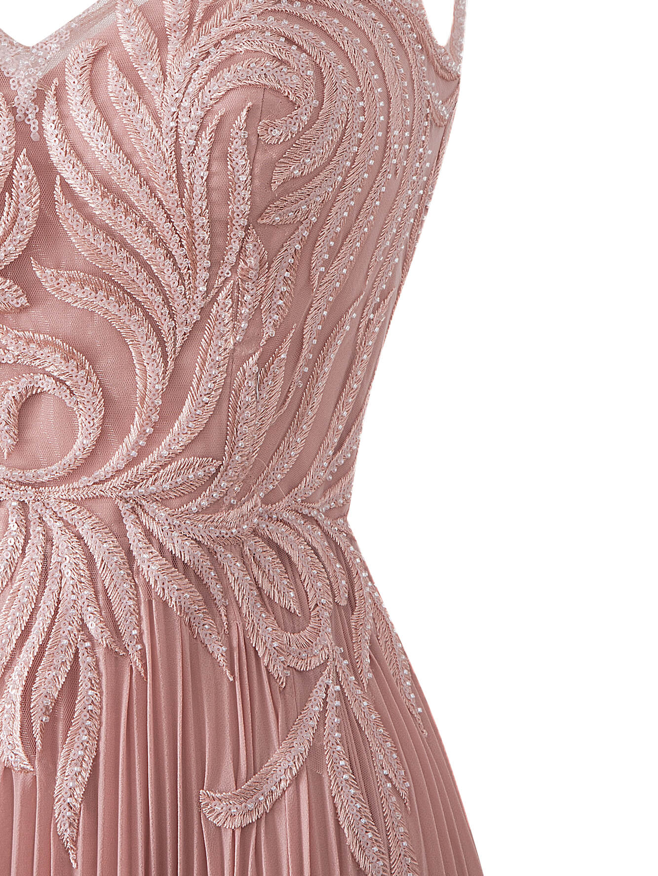 A-line V-neck Chiffon Prom Dress
