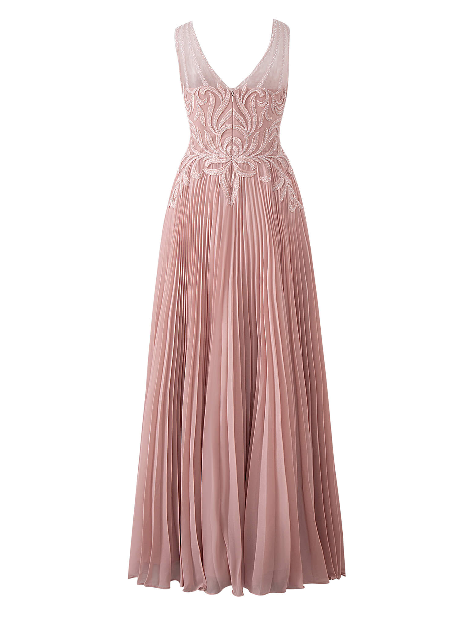 A-line V-neck Chiffon Prom Dress