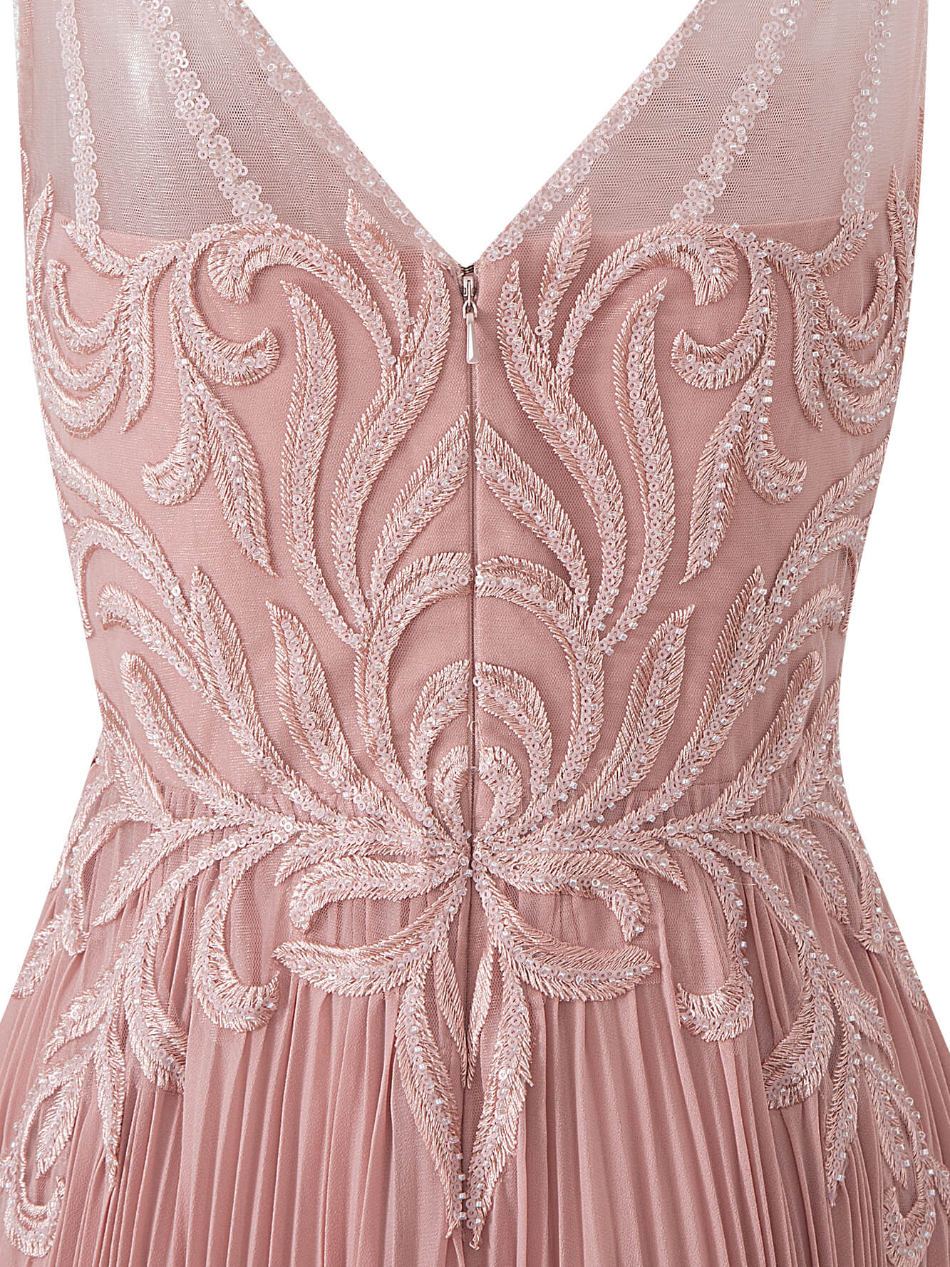 A-line V-neck Chiffon Prom Dress
