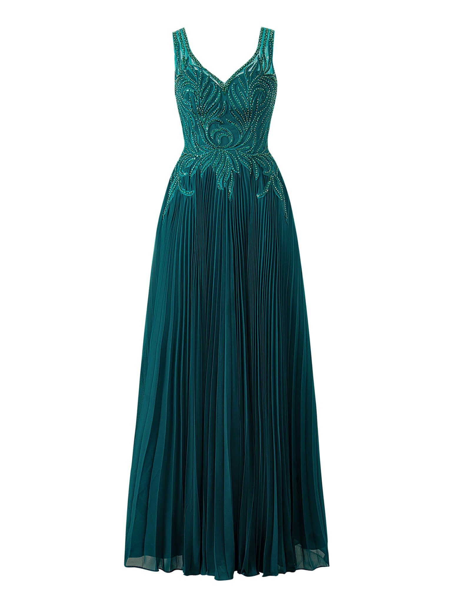 A-line V-neck Chiffon Prom Dress
