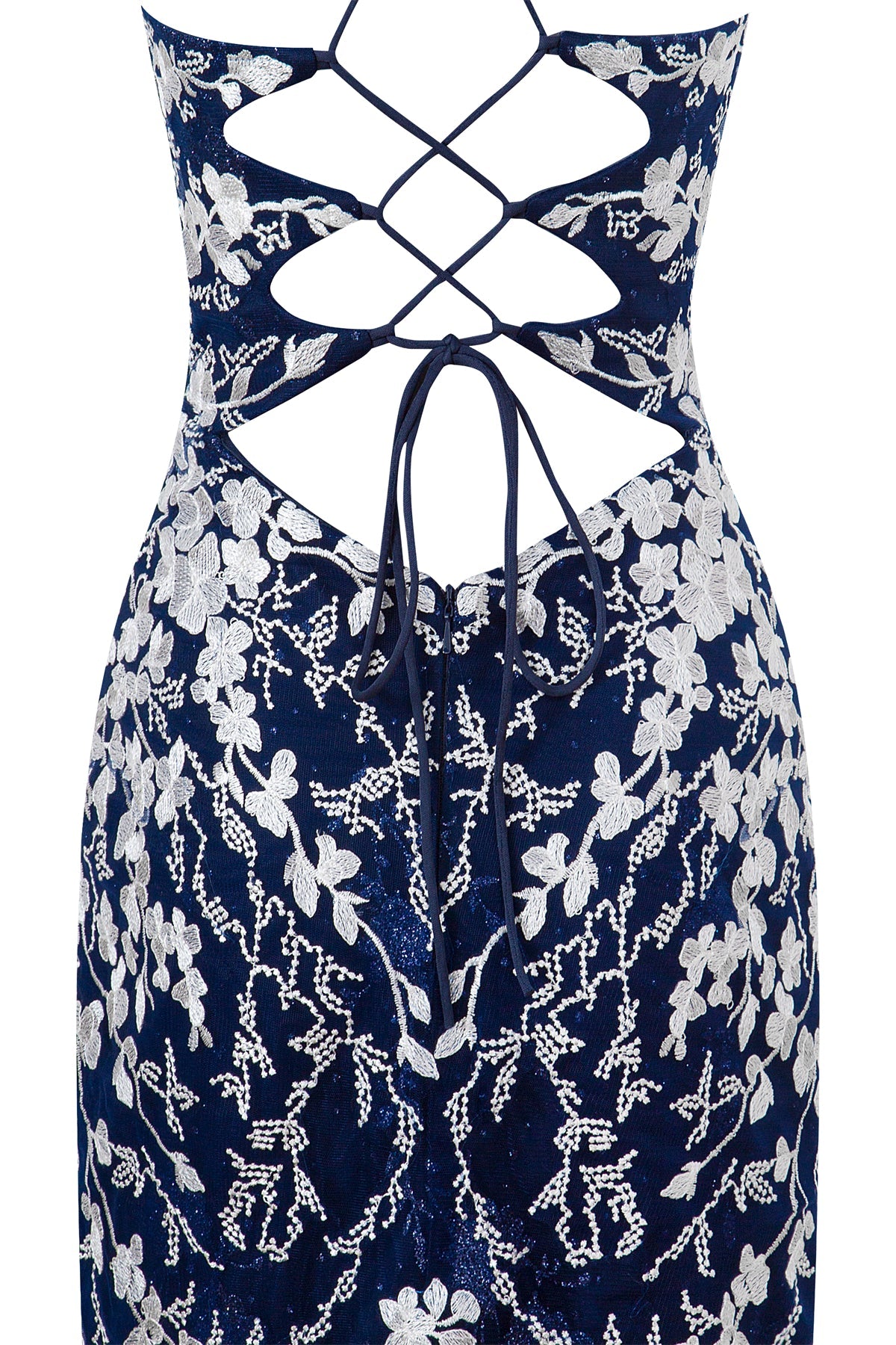 Sheath Short Spaghetti Straps Lace Homecoming Dress