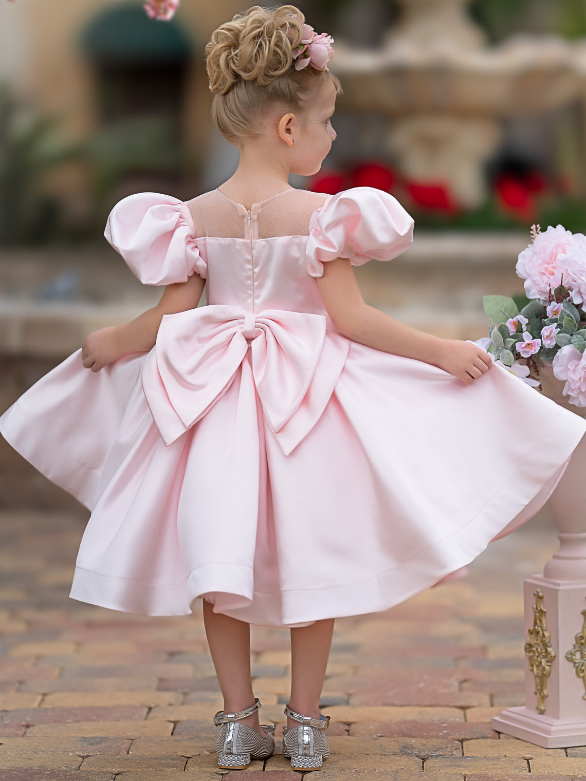 Bella Puffy Flower Girl Dress