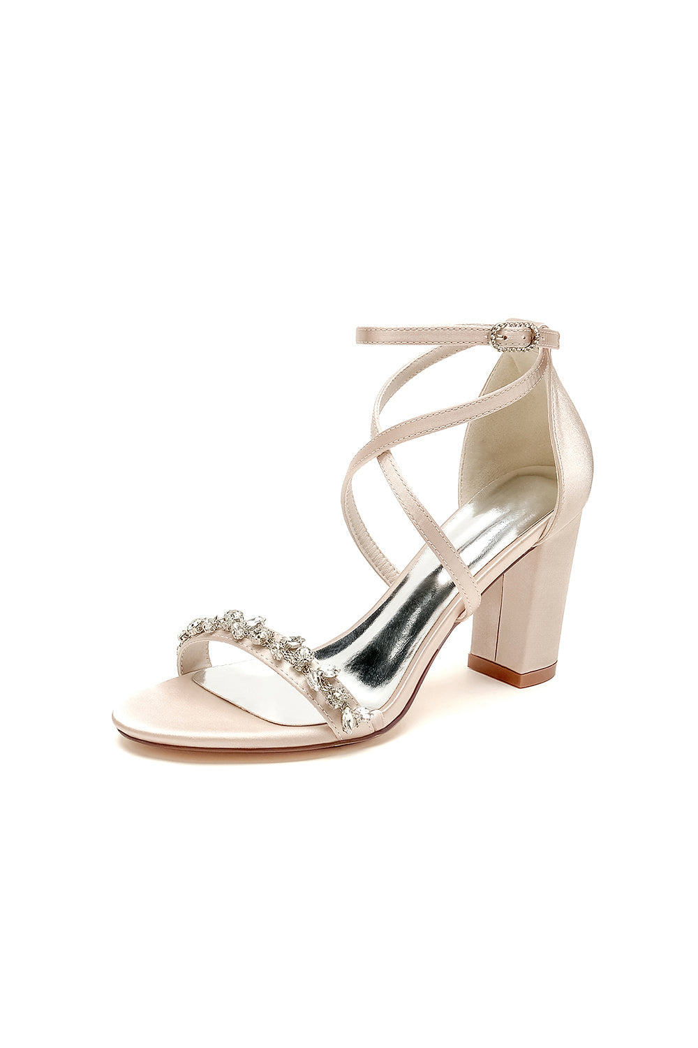 Open Toe Cross Strap High Heels Party