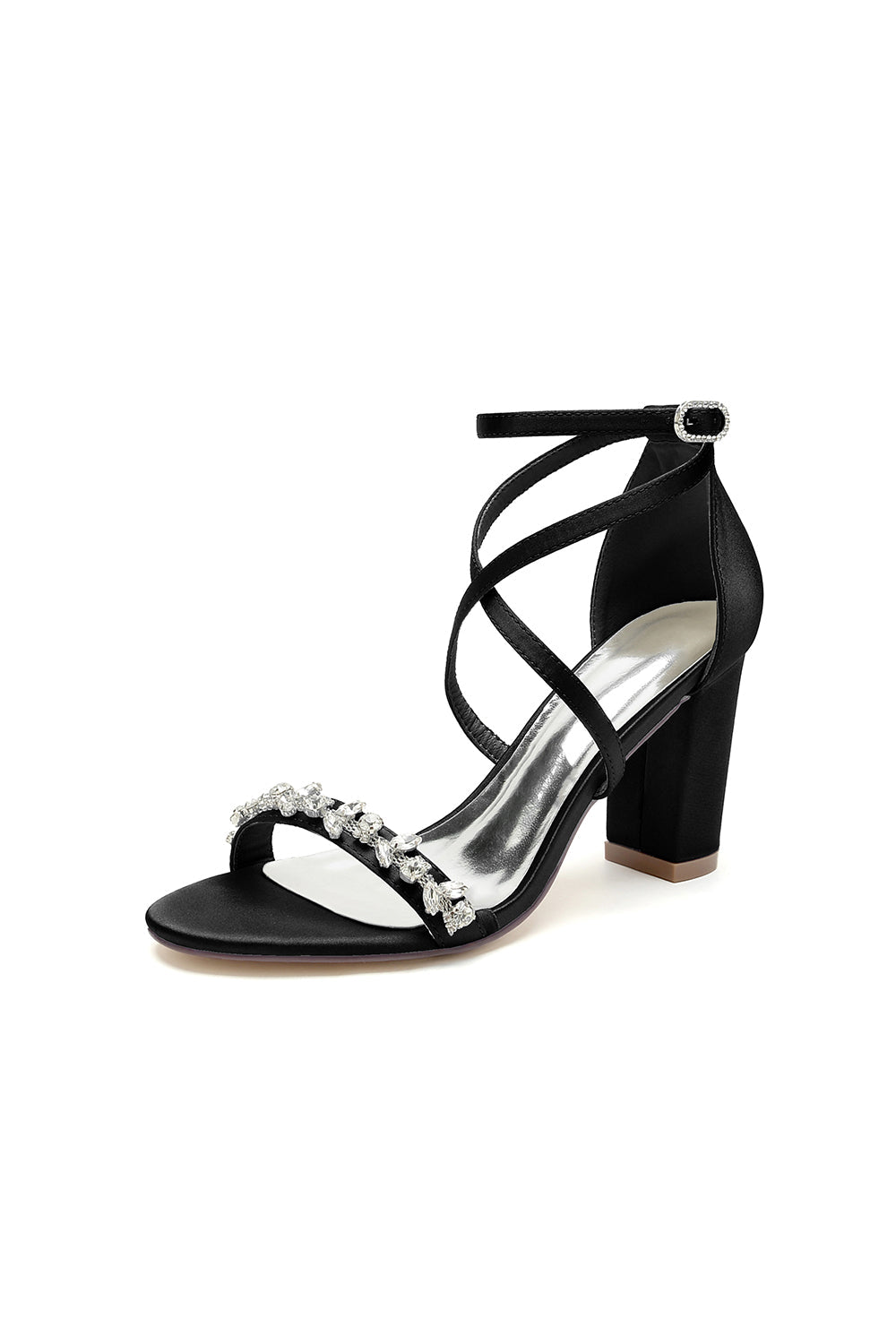Open Toe Cross Strap High Heels Party