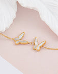 Titanium Double Butterfly Bracelet
