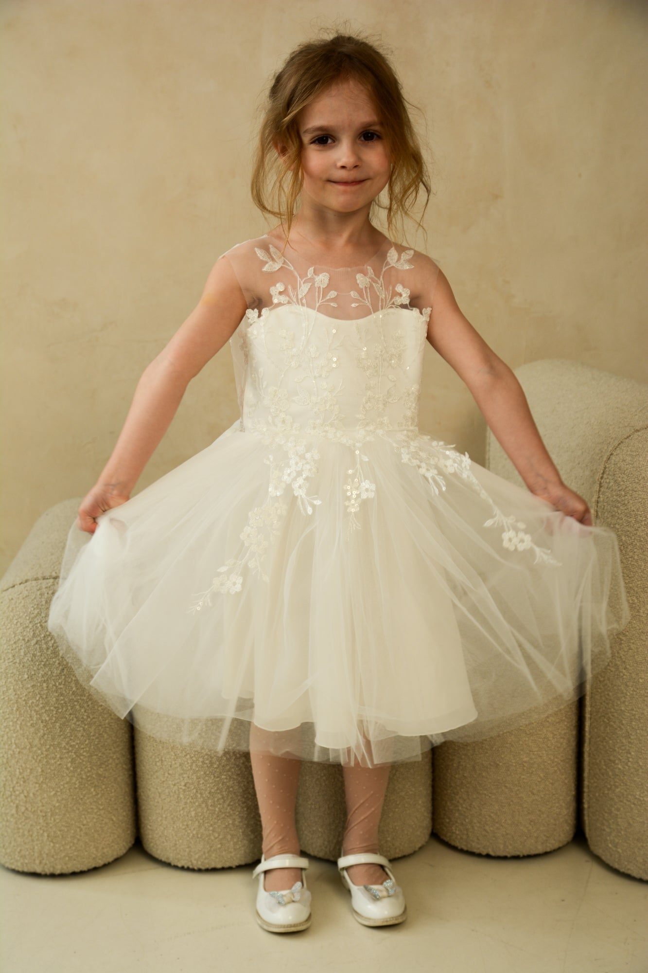 Sophia Tulle Flower Girl Dress
