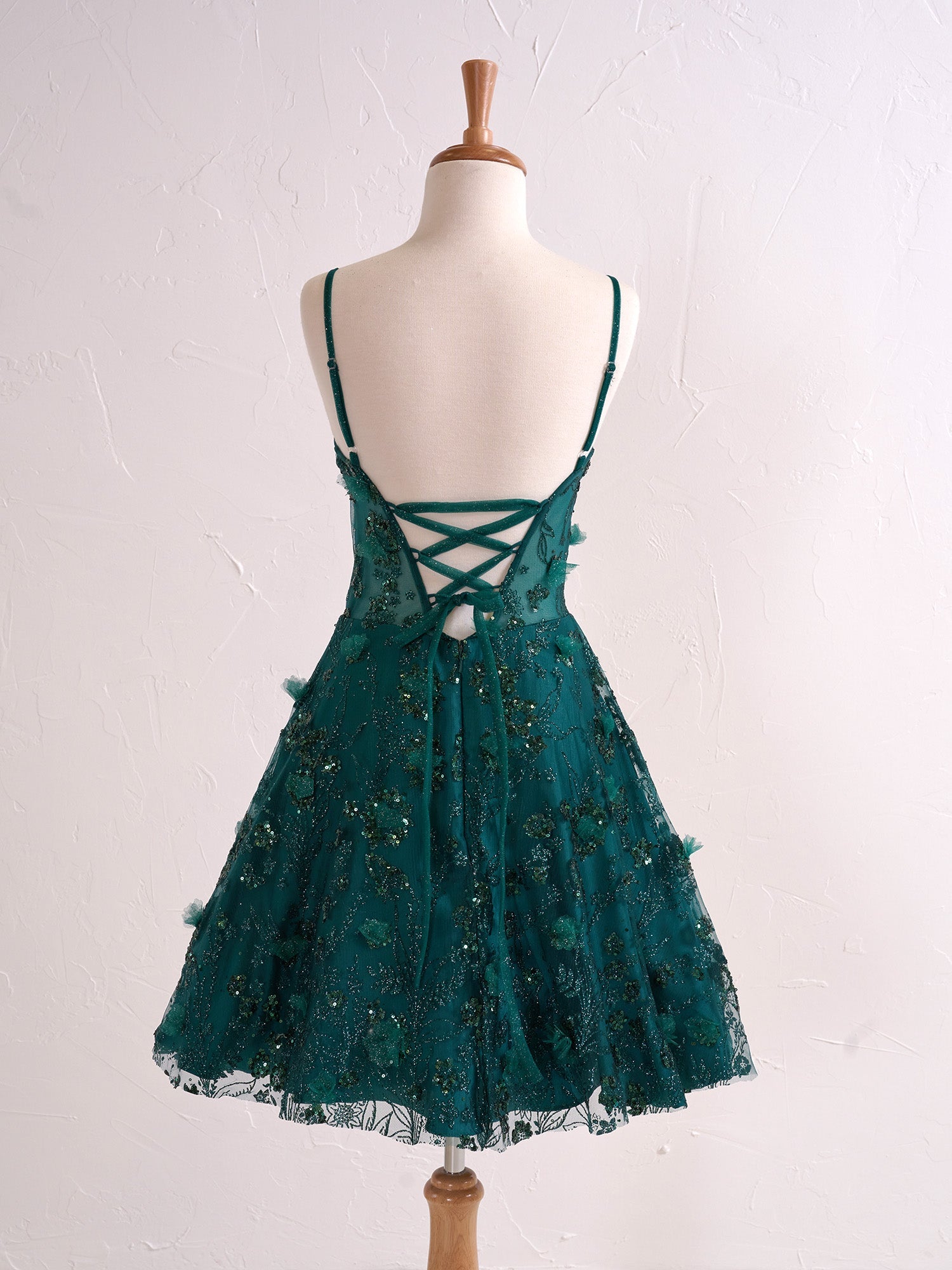 Lavender Floral Strapless Sweetheart Short Cocktail Dress