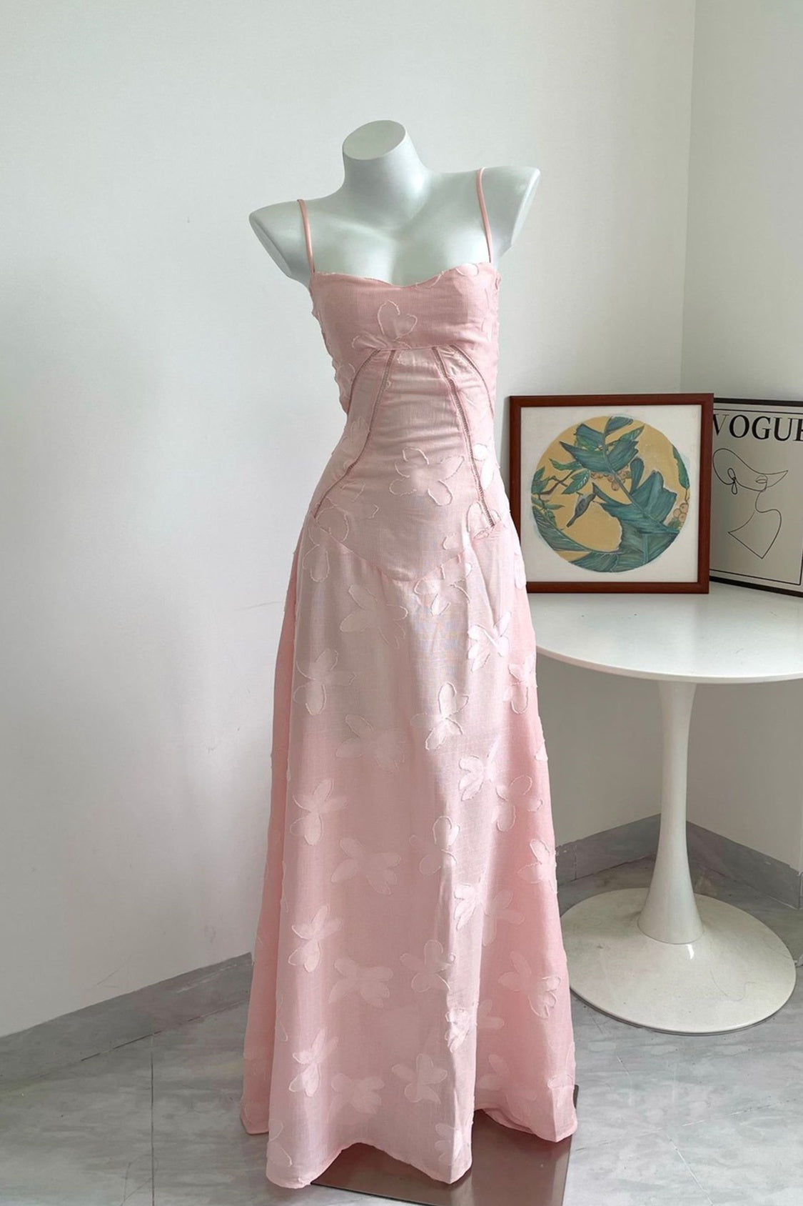 Mermaid Lavender Spaghetti Straps Prom Dress