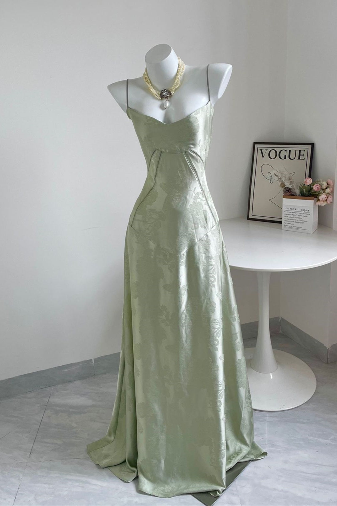 Mermaid Lavender Spaghetti Straps Prom Dress