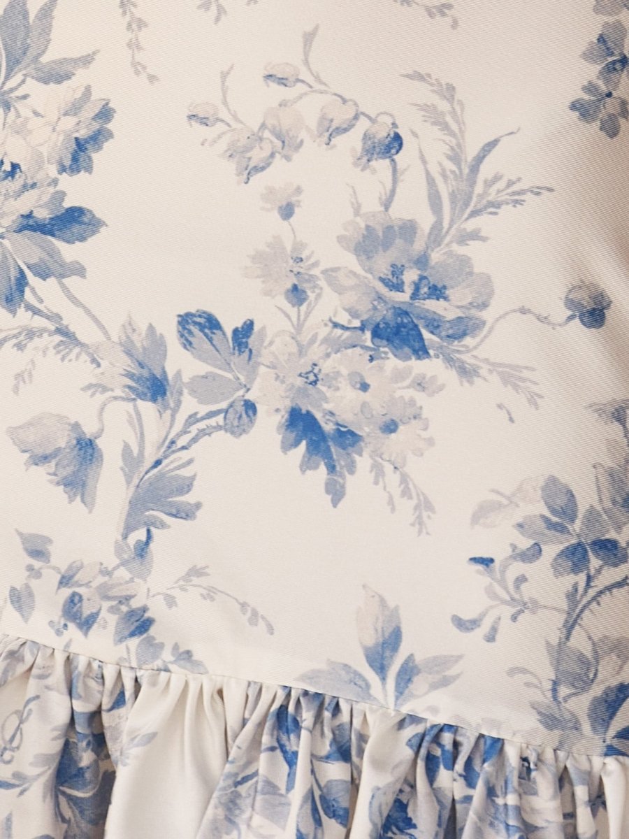 Adelisse | White - Sheath V Neck Floral Corset Homecoming Dresses with Bow Straps - KissProm