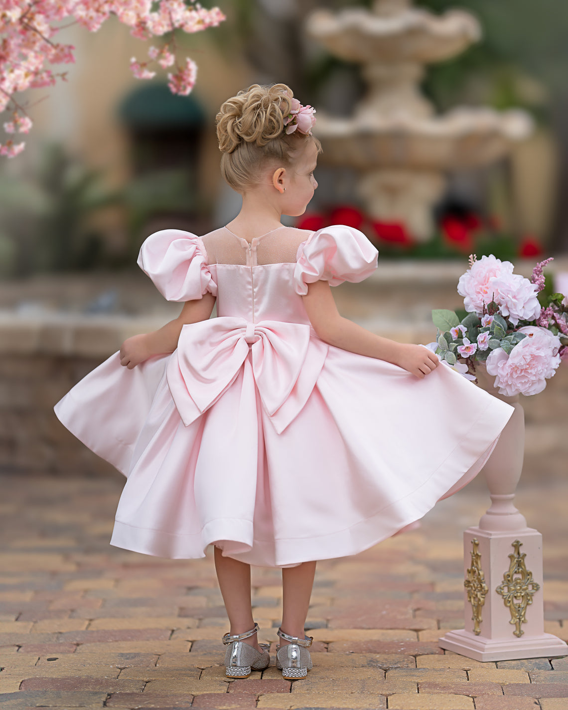 Bella Puffy Flower Girl Dress