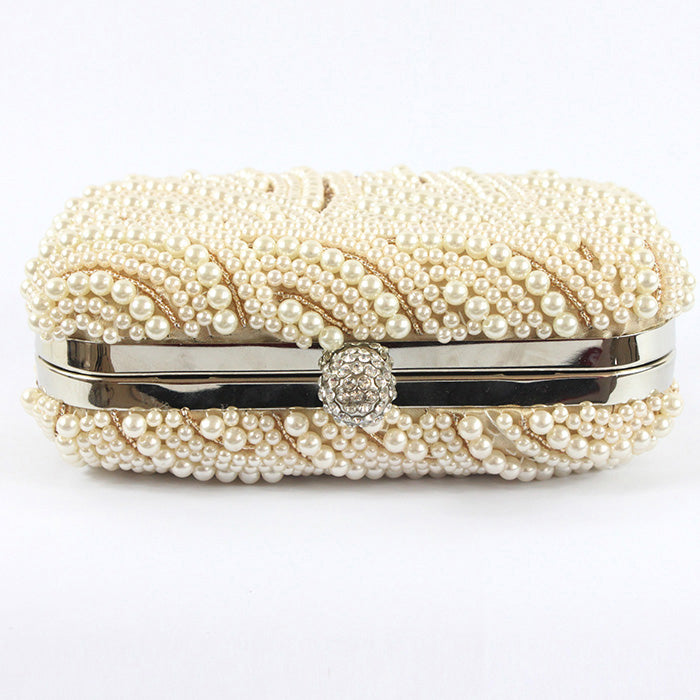 Amazing Pearl With Crystal/Rhinestone Chain Clutches