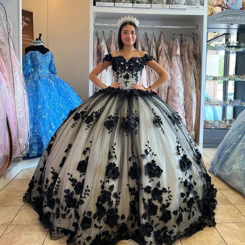 Black quinceanera dresses shop