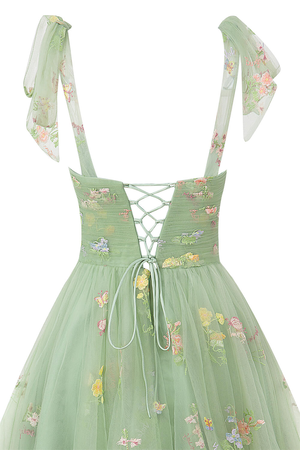 Aline Short Sweetheart Tulle Floral Homecoming Dress