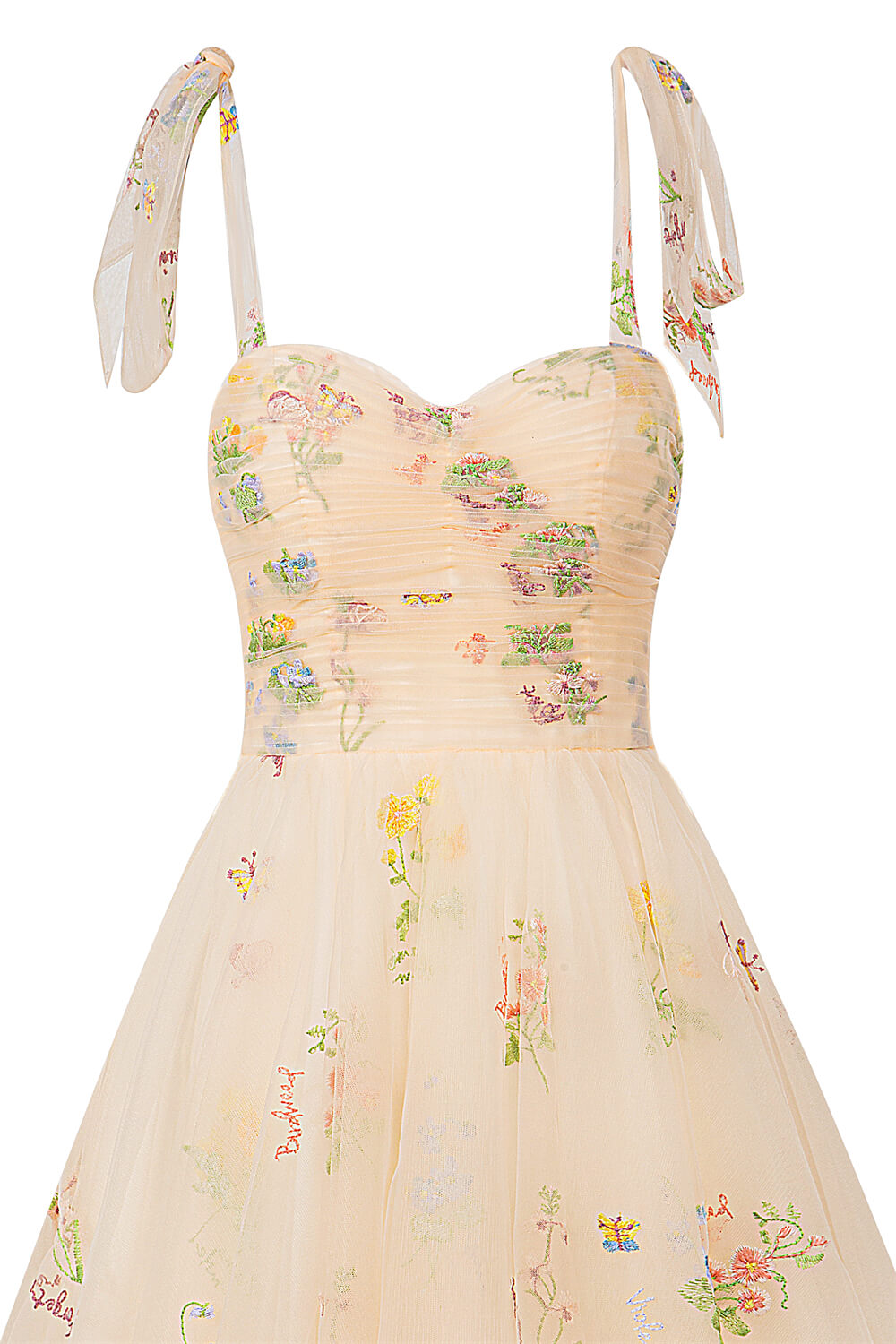 Aline Short Sweetheart Tulle Floral Homecoming Dress