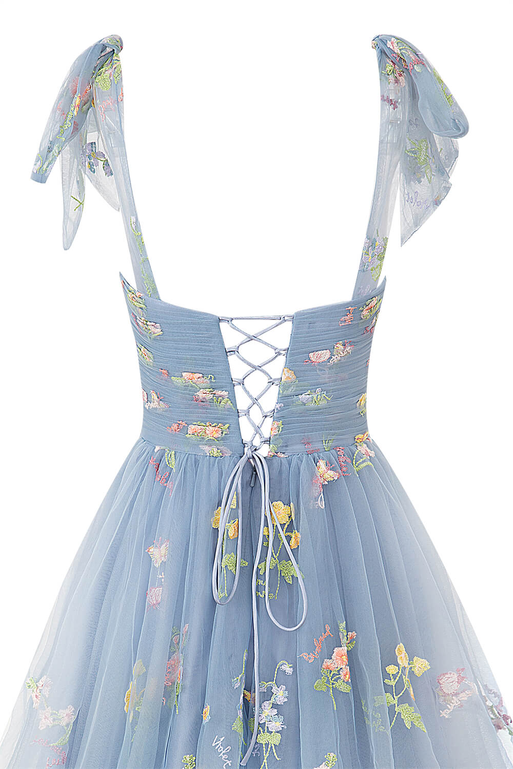 Aline Short Sweetheart Tulle Floral Homecoming Dress