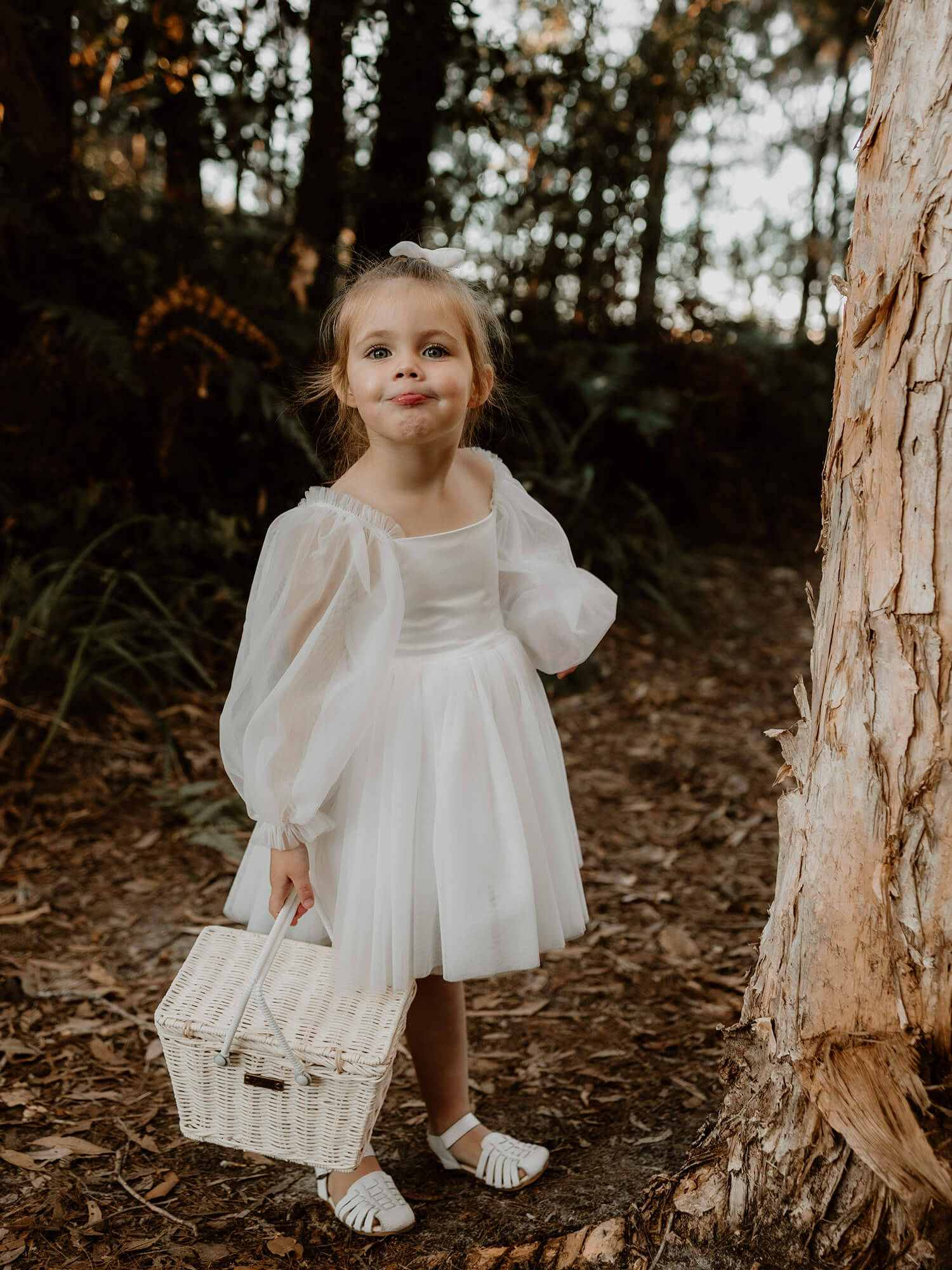 Elle Long Sleeves Flower Girl Dress