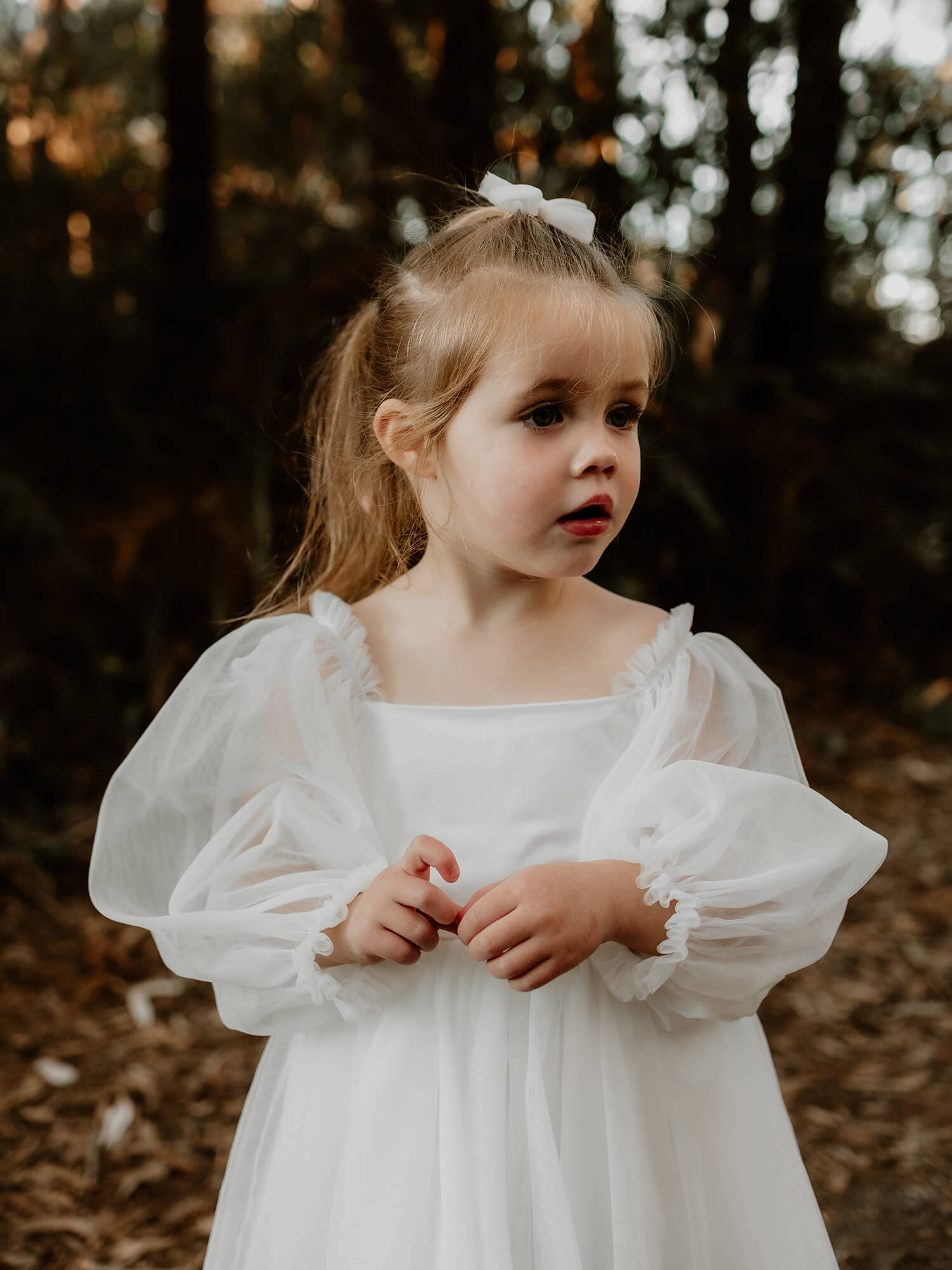 Elle Long Sleeves Flower Girl Dress