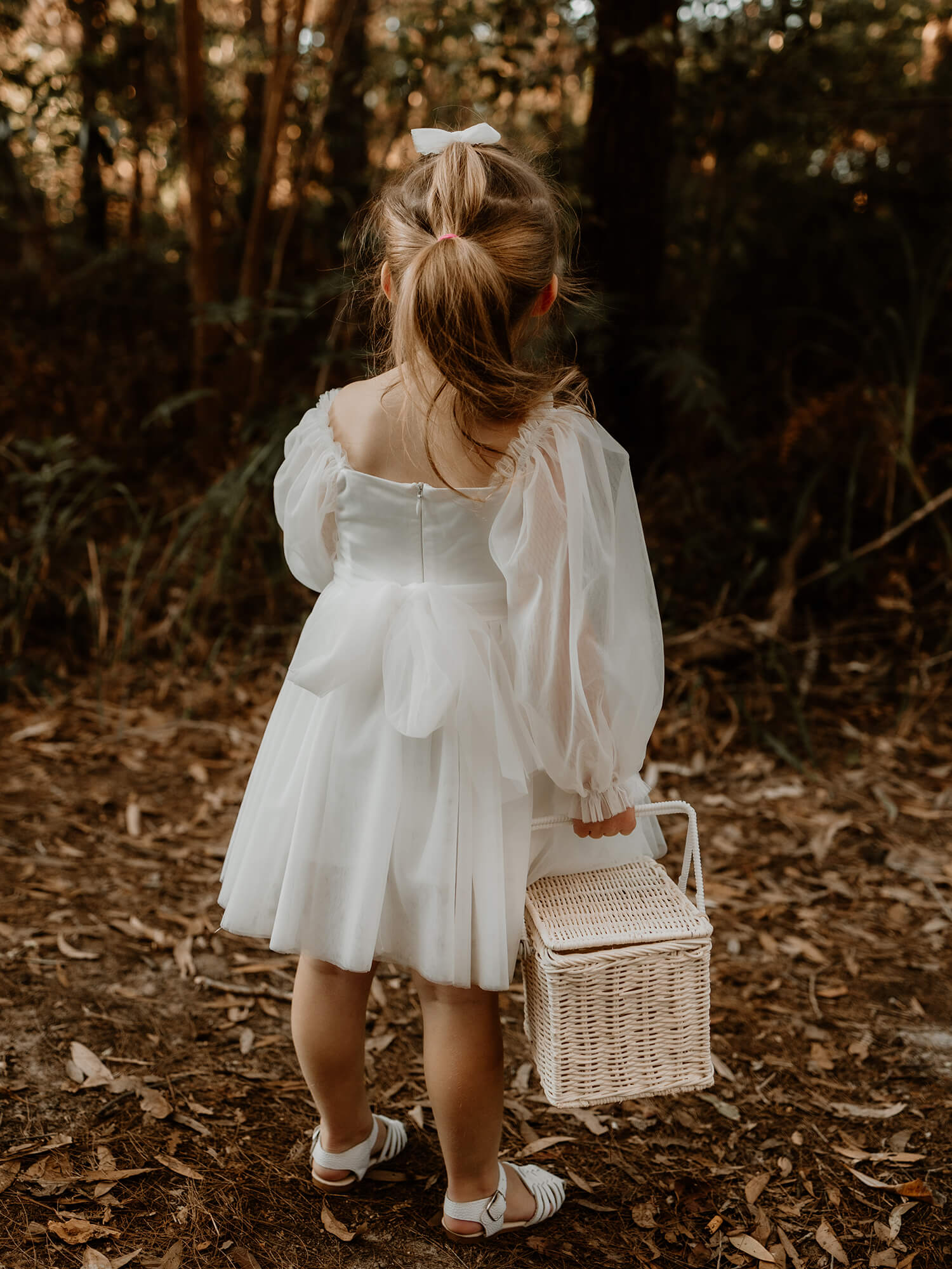 Elle Long Sleeves Flower Girl Dress