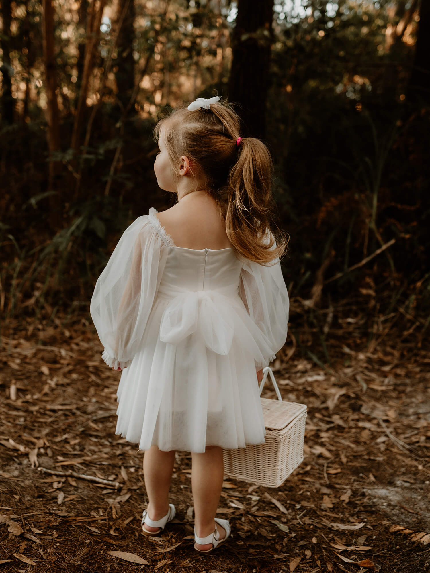 Elle Long Sleeves Flower Girl Dress