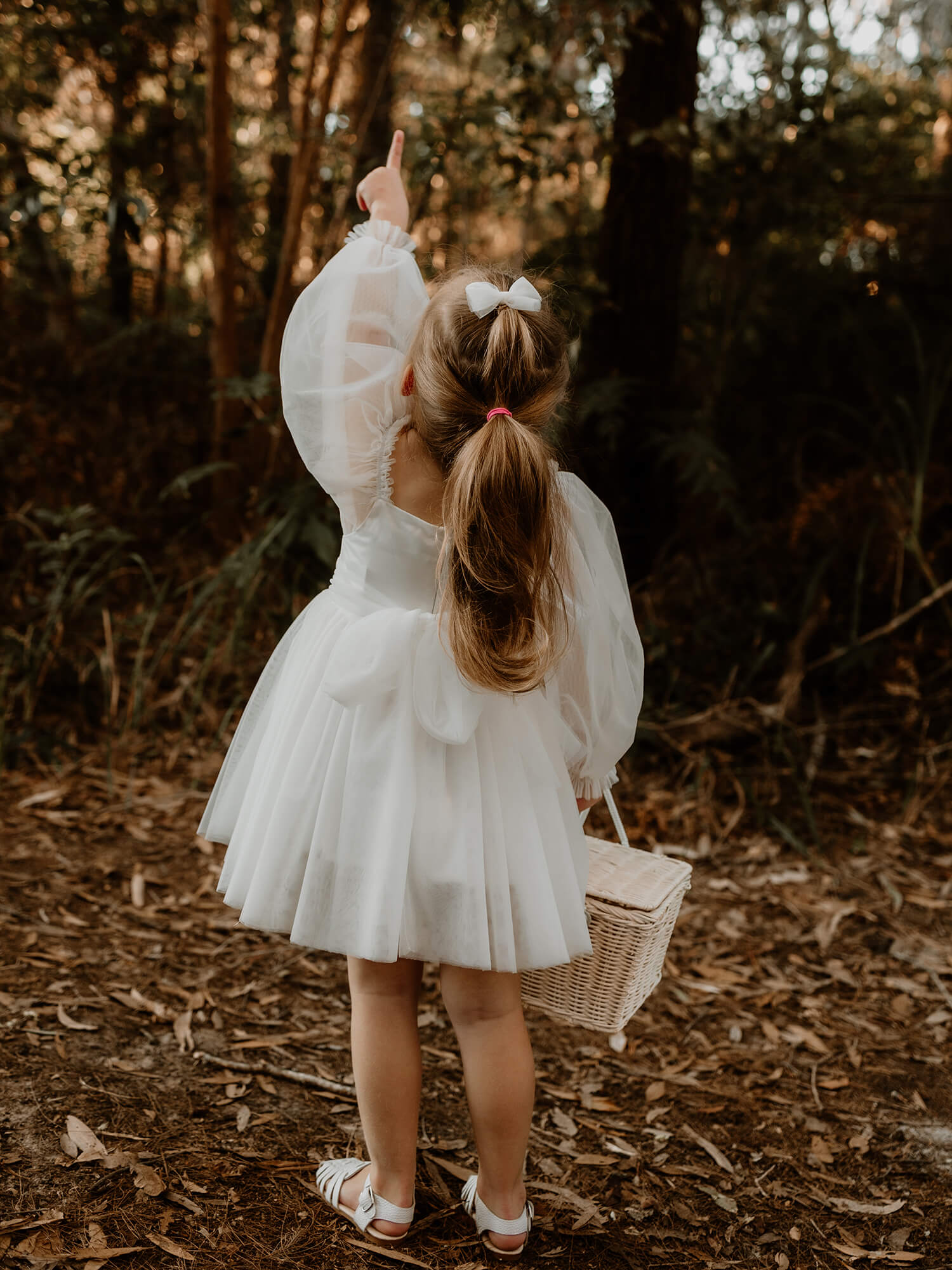 Elle Long Sleeves Flower Girl Dress