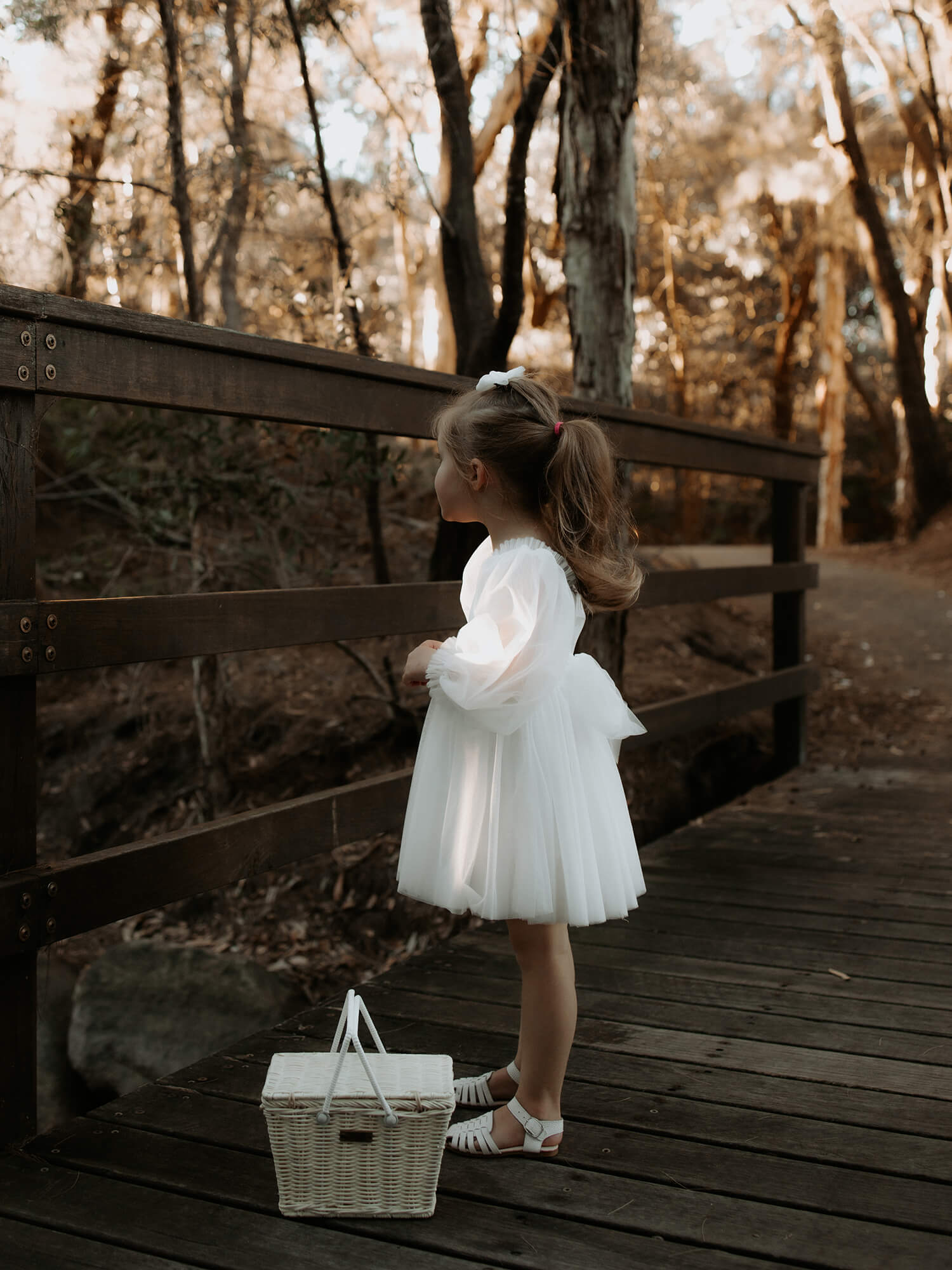 Elle Long Sleeves Flower Girl Dress
