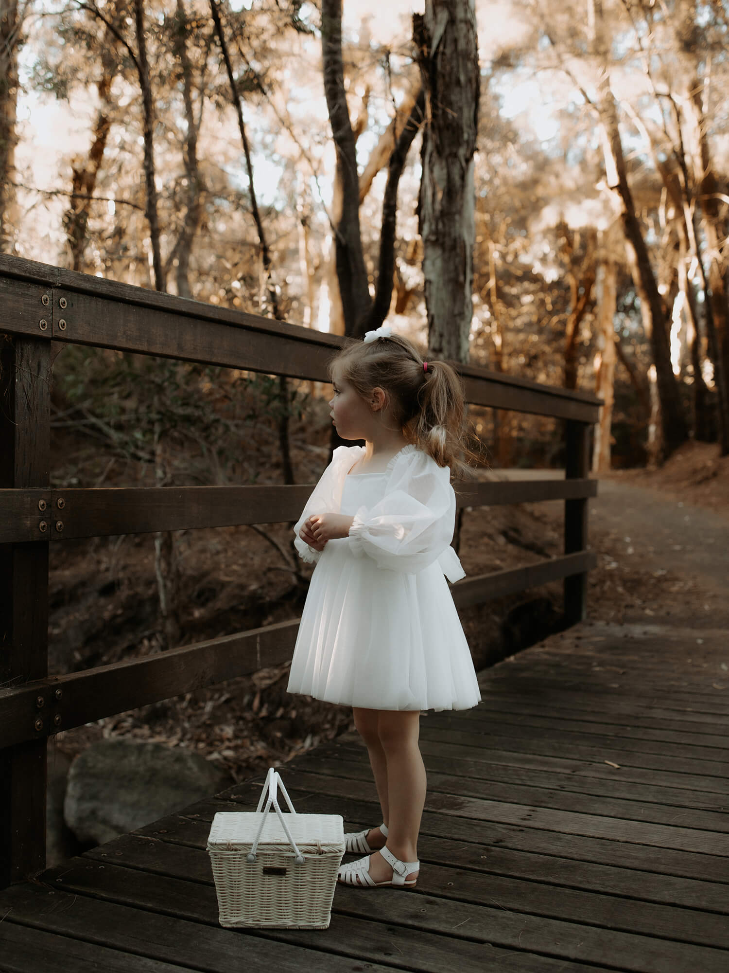 Elle Long Sleeves Flower Girl Dress