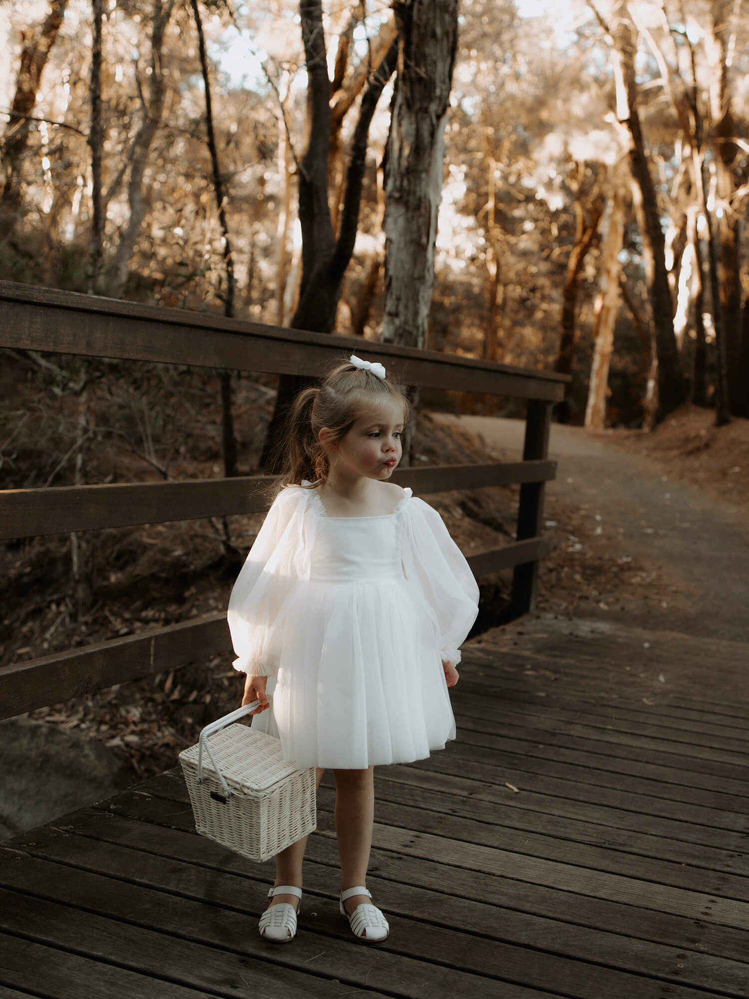 Elle Long Sleeves Flower Girl Dress