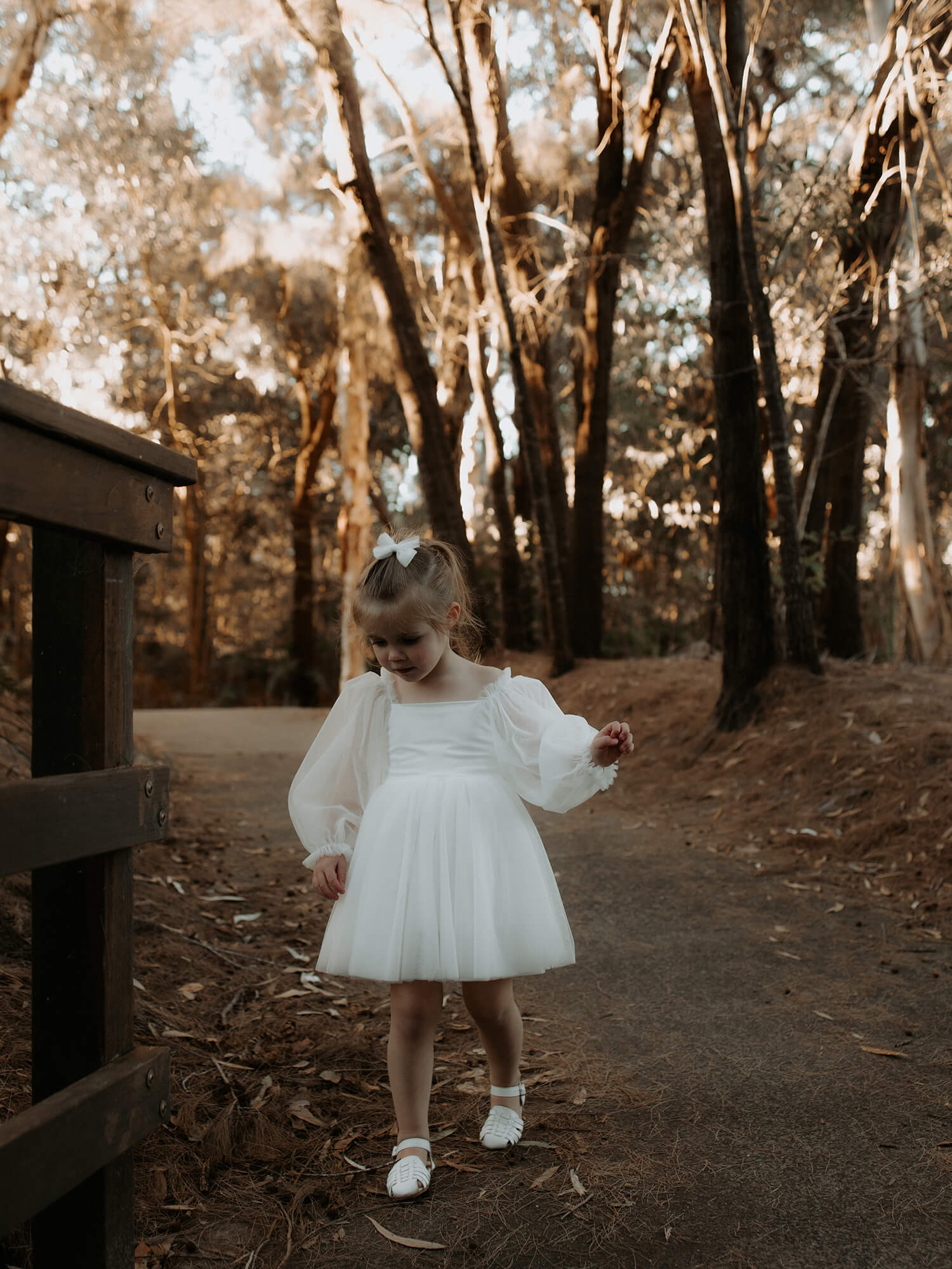Elle Long Sleeves Flower Girl Dress