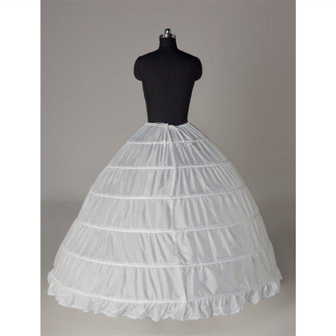 Fashion Wedding Petticoat Accessories White Floor Length