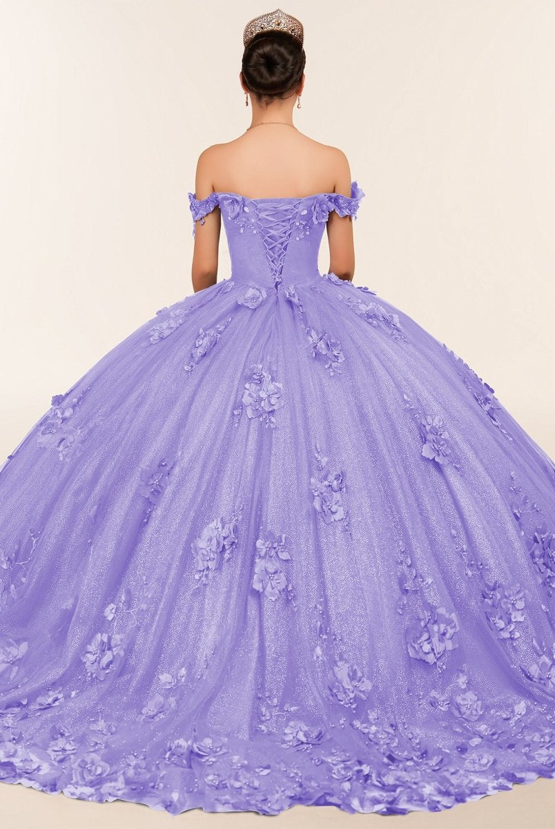 Illa | Ball Gown Organza Sweetheart Burgundy Quinceanera Dress - KissProm