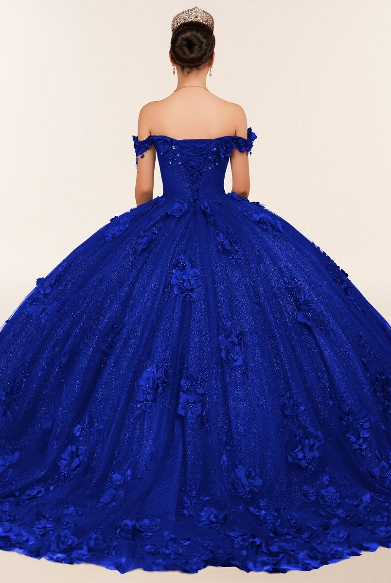 Illa | Ball Gown Organza Sweetheart Burgundy Quinceanera Dress - KissProm