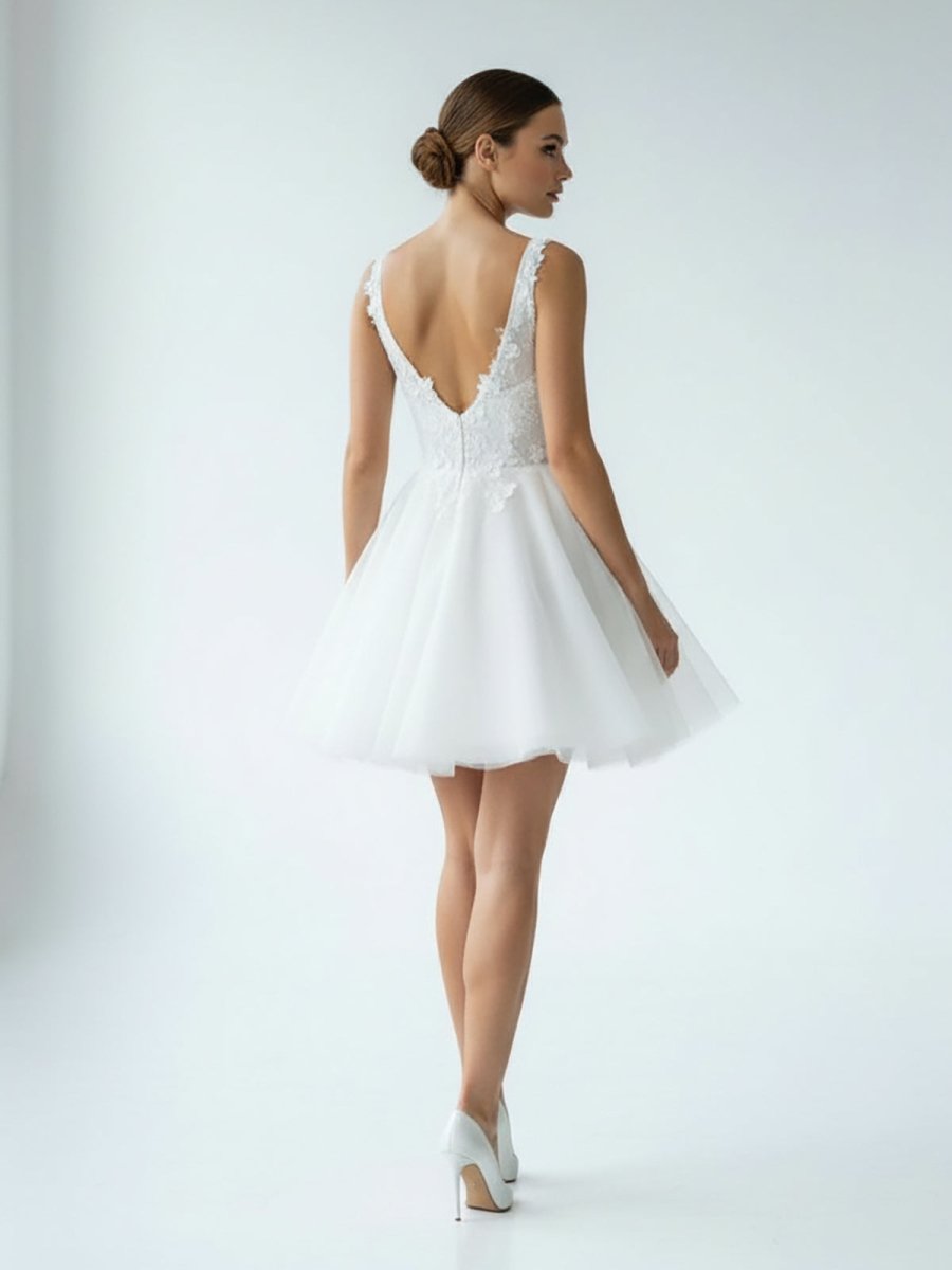 KissDress-Kalina Elegant A-Line Sweetheart Wedding Dress With Lace