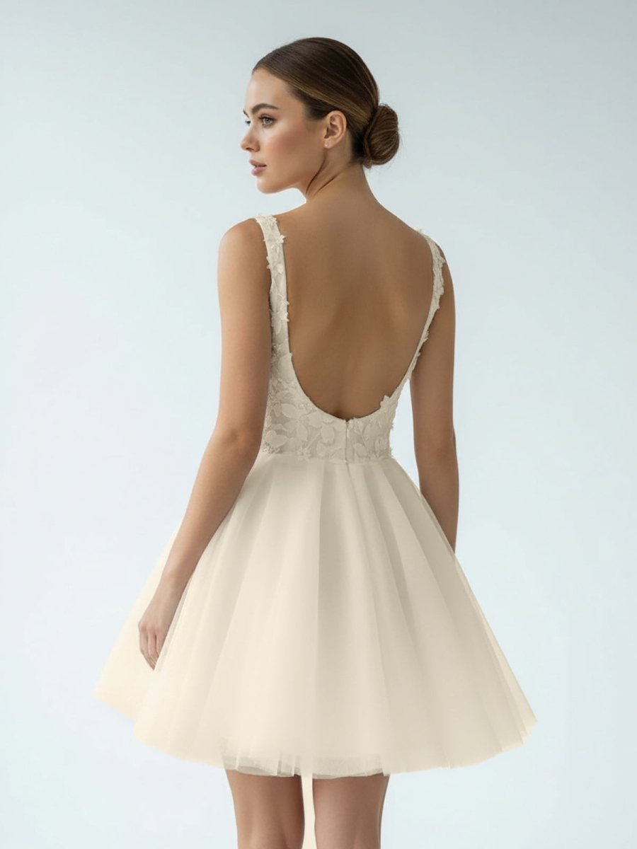 KissDress-Kalina Elegant A-Line Sweetheart Wedding Dress With Lace