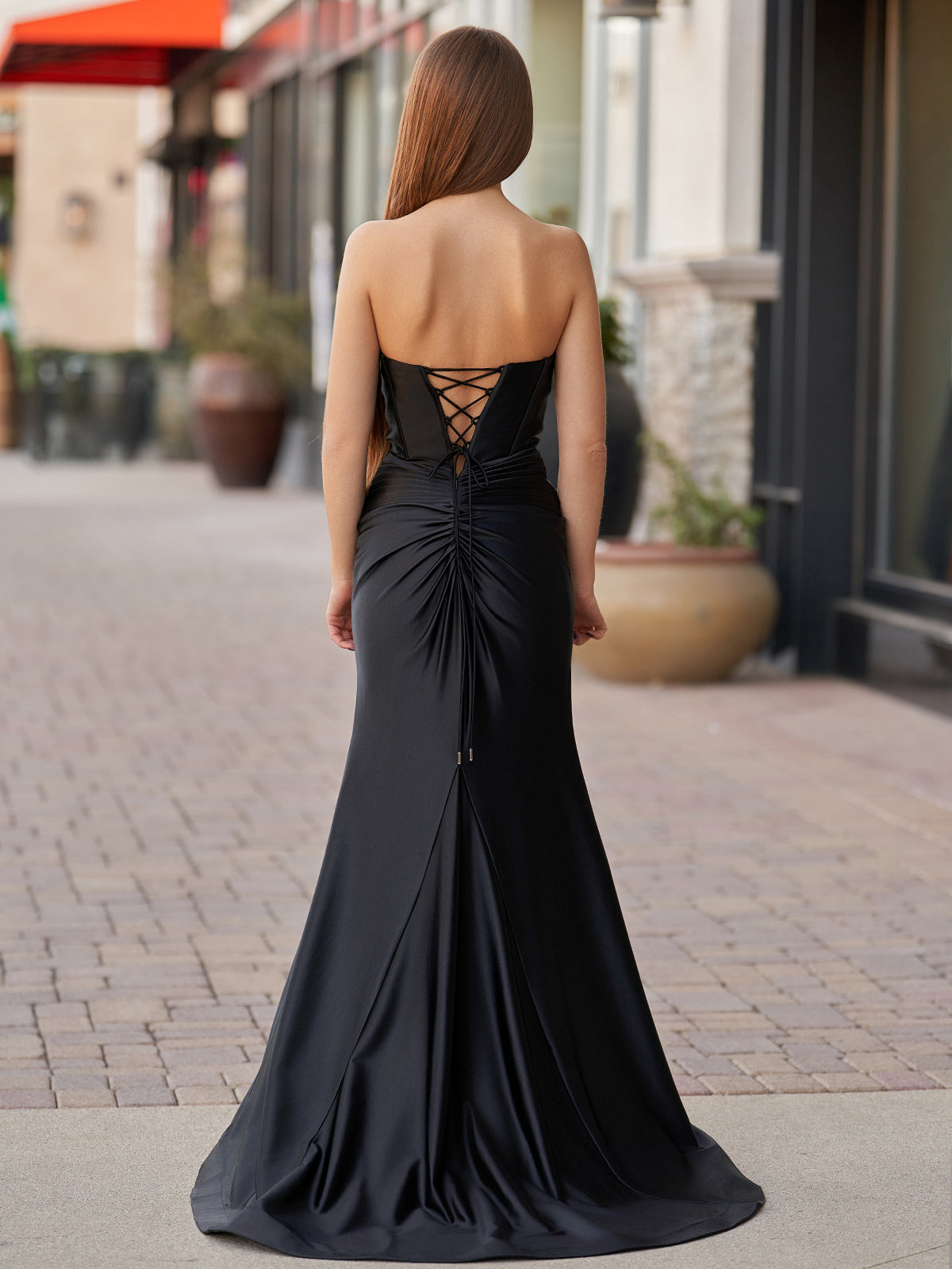 Sweetheart Burgundy Keyhole A Line Long Prom Dress