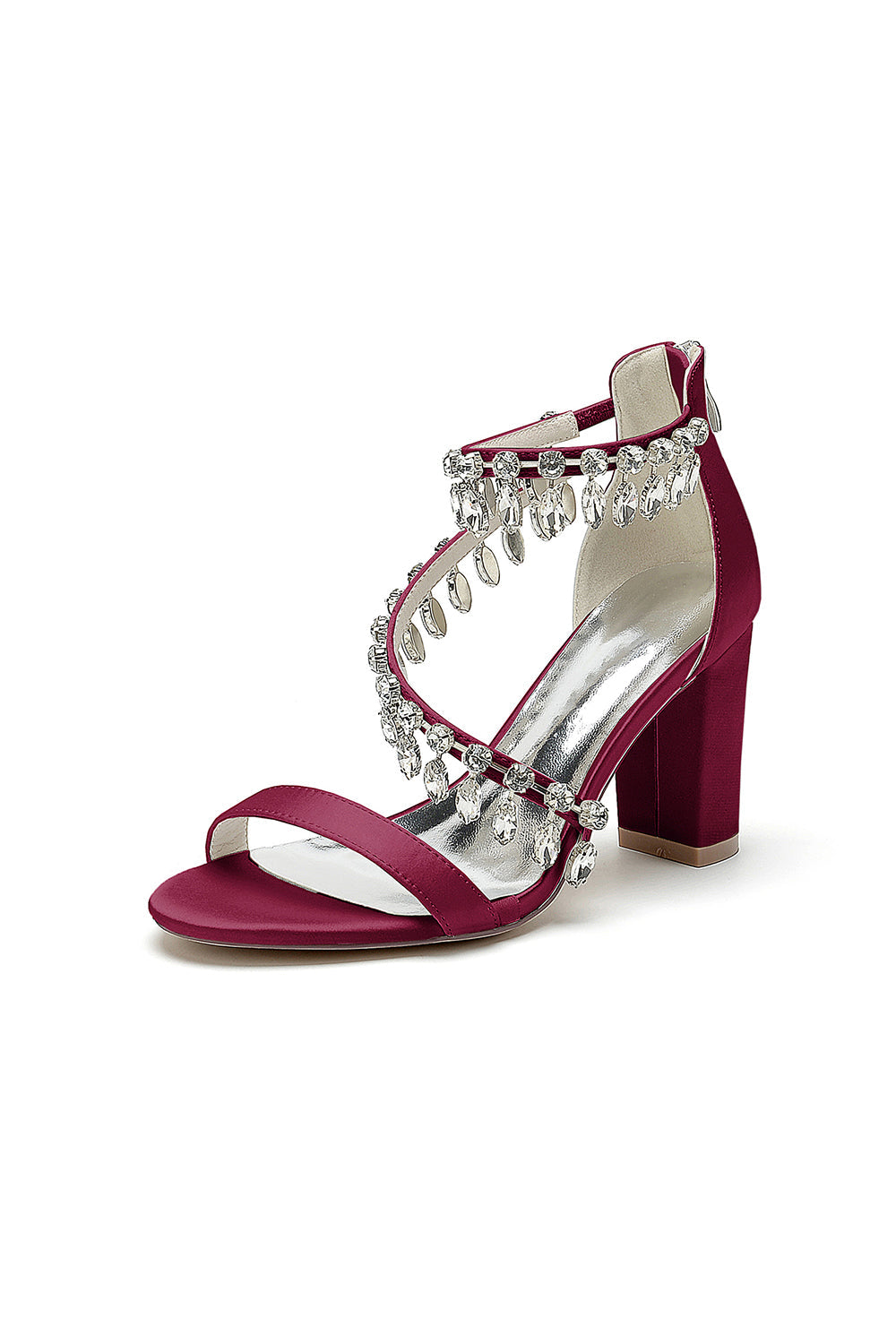Open Toe Slingback Strap Tassel High Heels