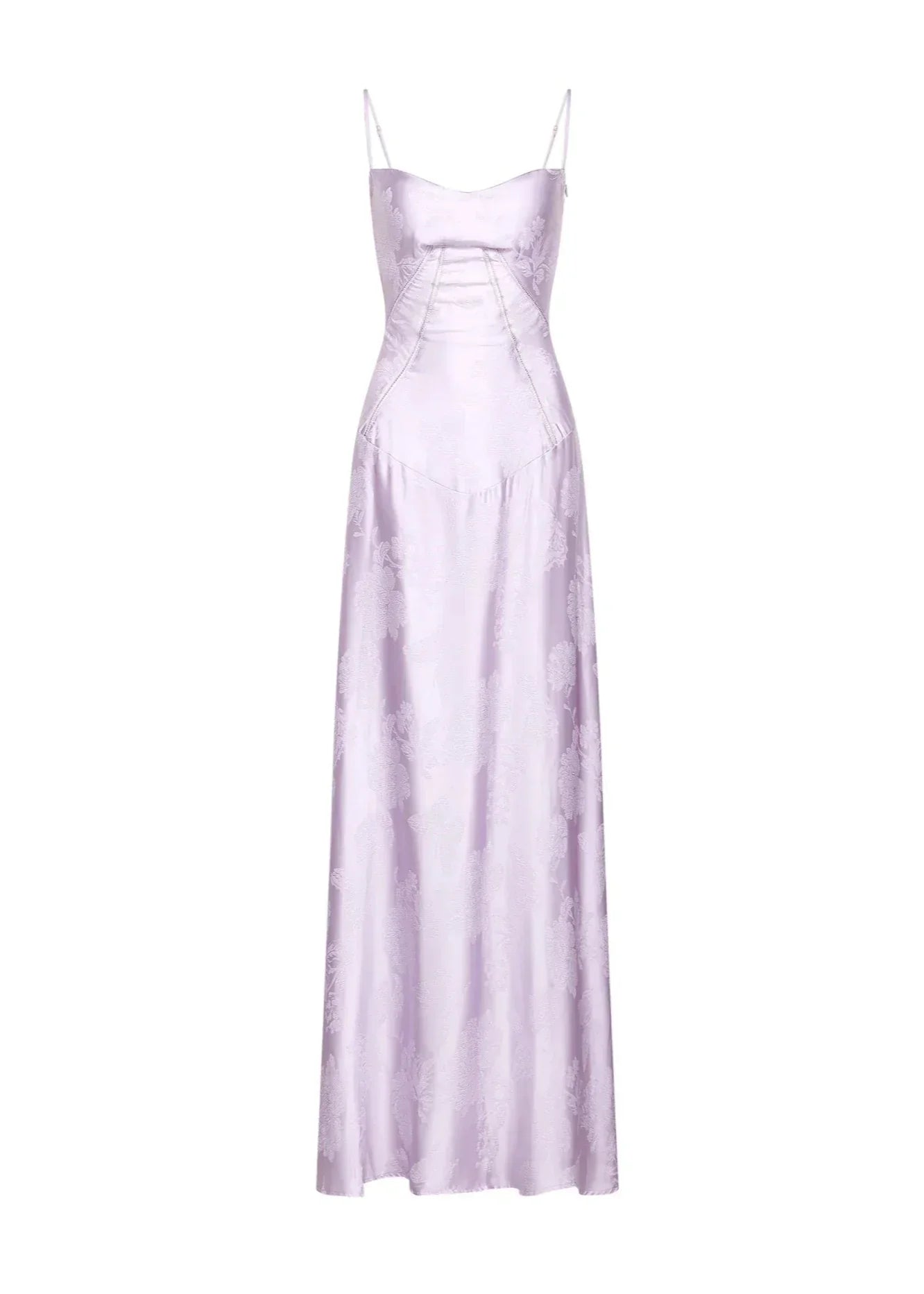 Mermaid Lavender Spaghetti Straps Prom Dress