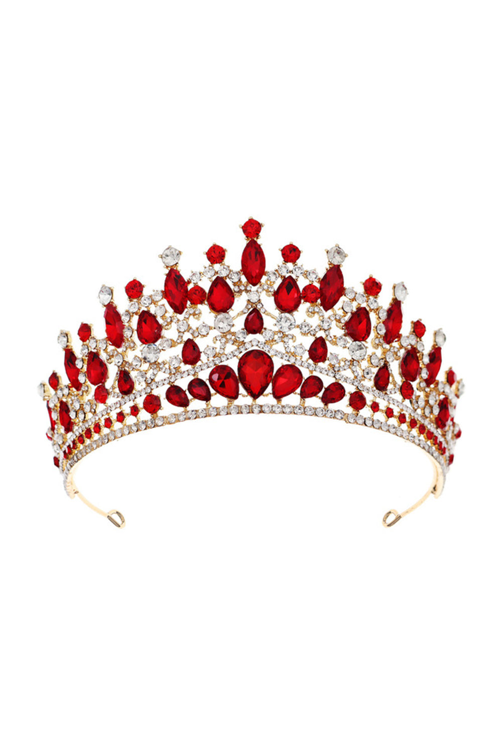 Purple Princess Rhinestone Crowns for Women