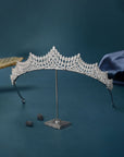 Silver Majestic Vine Crowns with Rhinestone