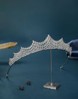Silver Majestic Vine Crowns with Rhinestone