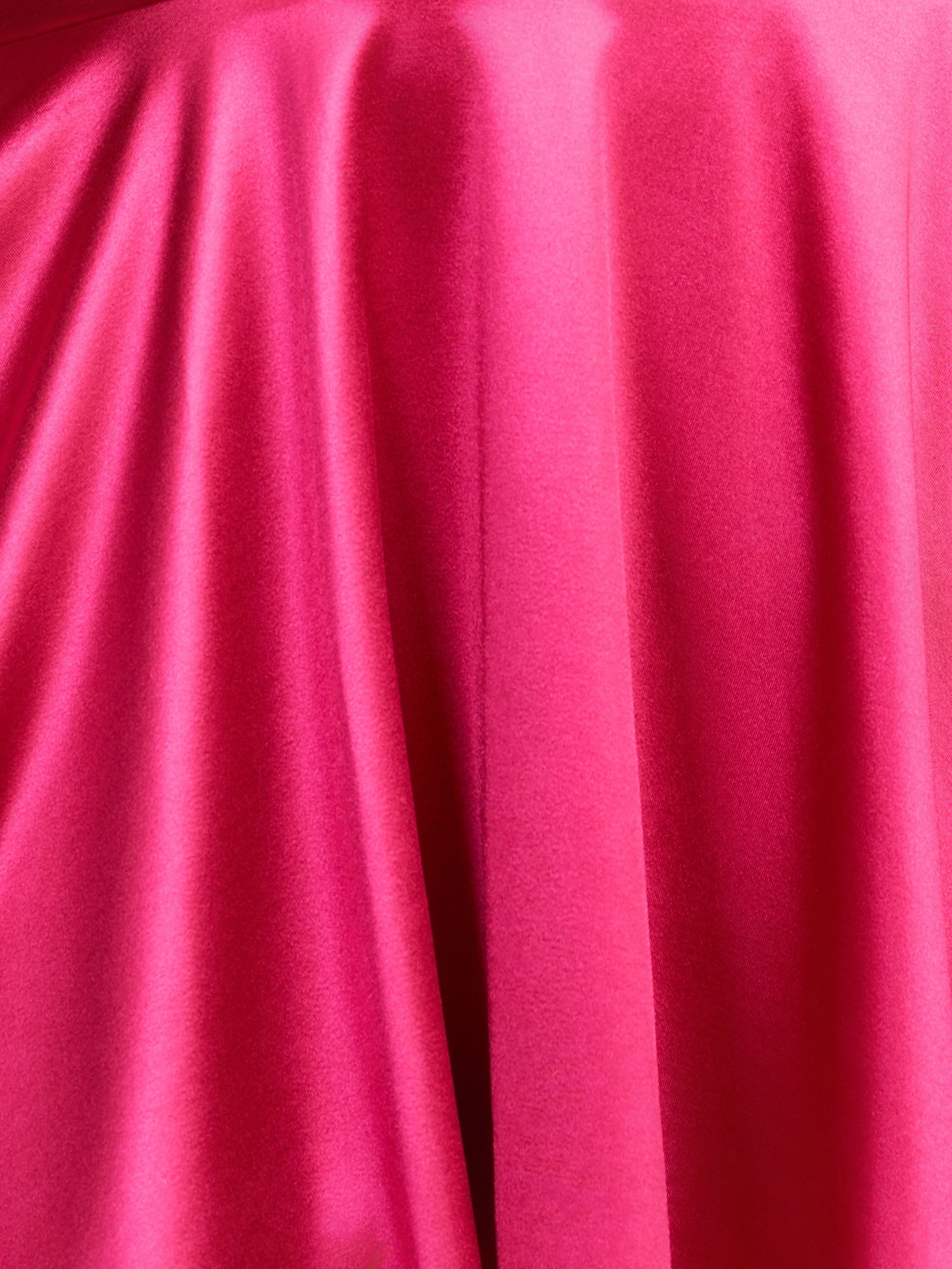 KissDress A-line Strapless Fuchsia Pleated Homecoming Dress with Keyhole | The pleated design adds an elegant touch, while the keyhole detail at the neckline provides a modern twist. The lace-up back ensures a secure fit.