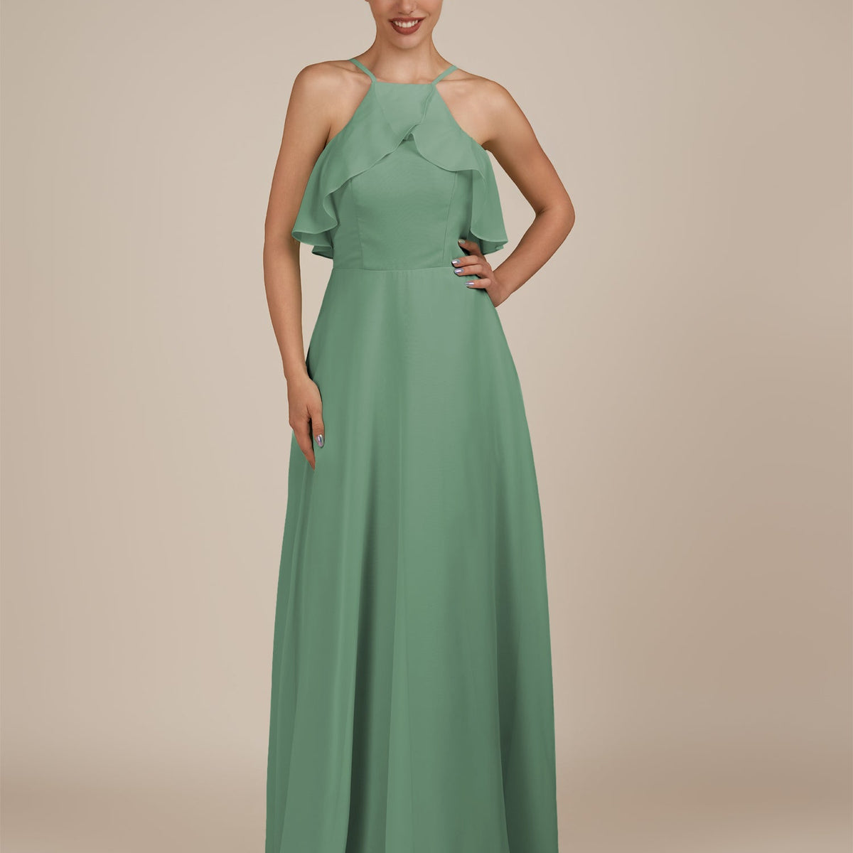 white christmas dresses Joseph Ribkoff A-Line Dress With Chiffon Overlay Style 261708 main image 1