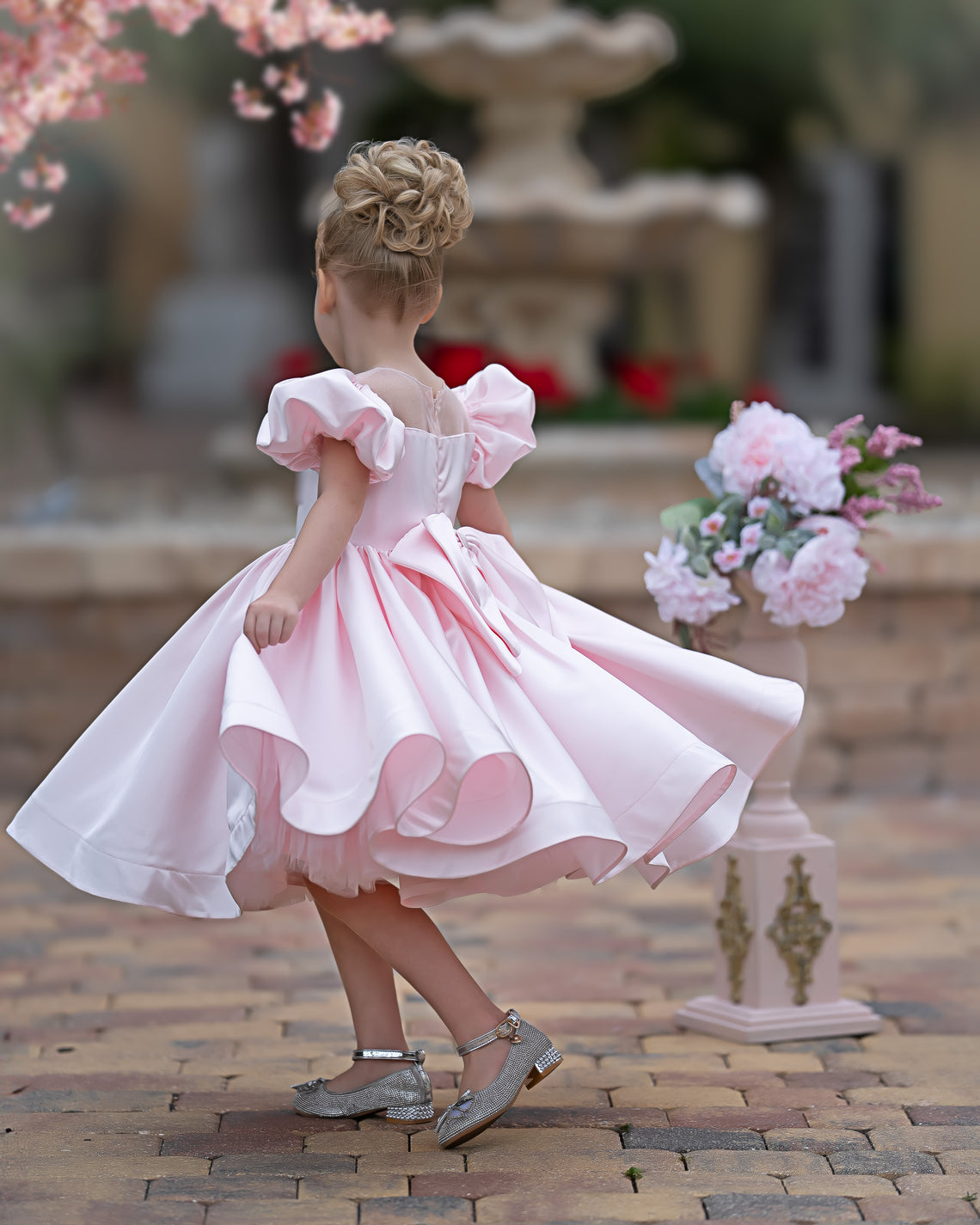 Bella Puffy Flower Girl Dress
